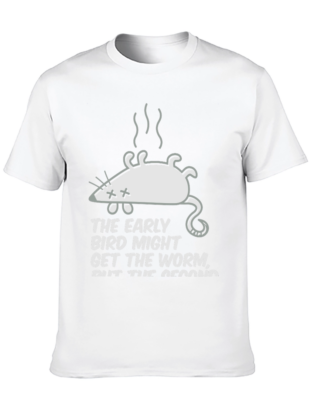 Early Bird Second Mouse Graphic T-Shirt