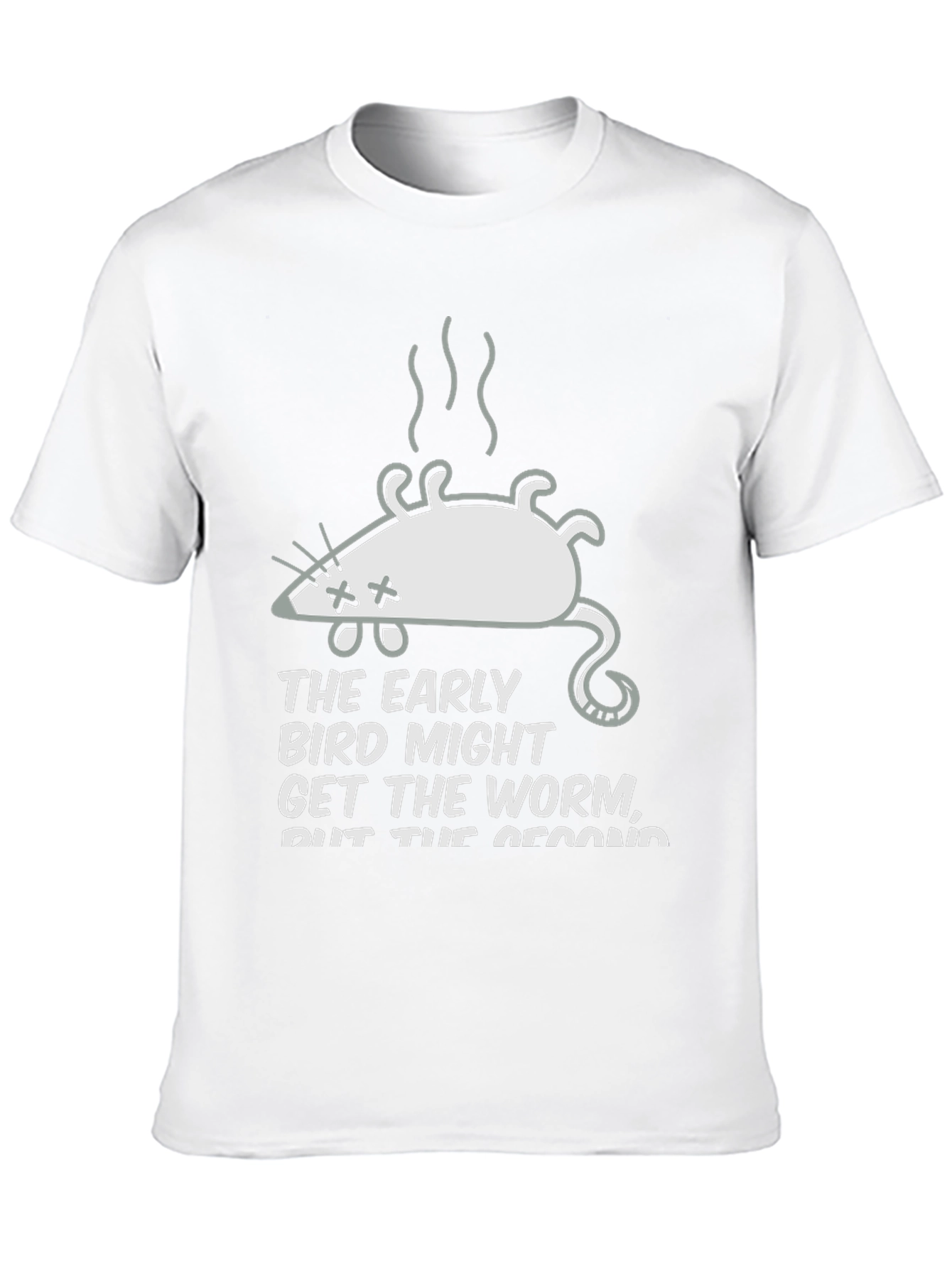 Early Bird Second Mouse Graphic T-Shirt