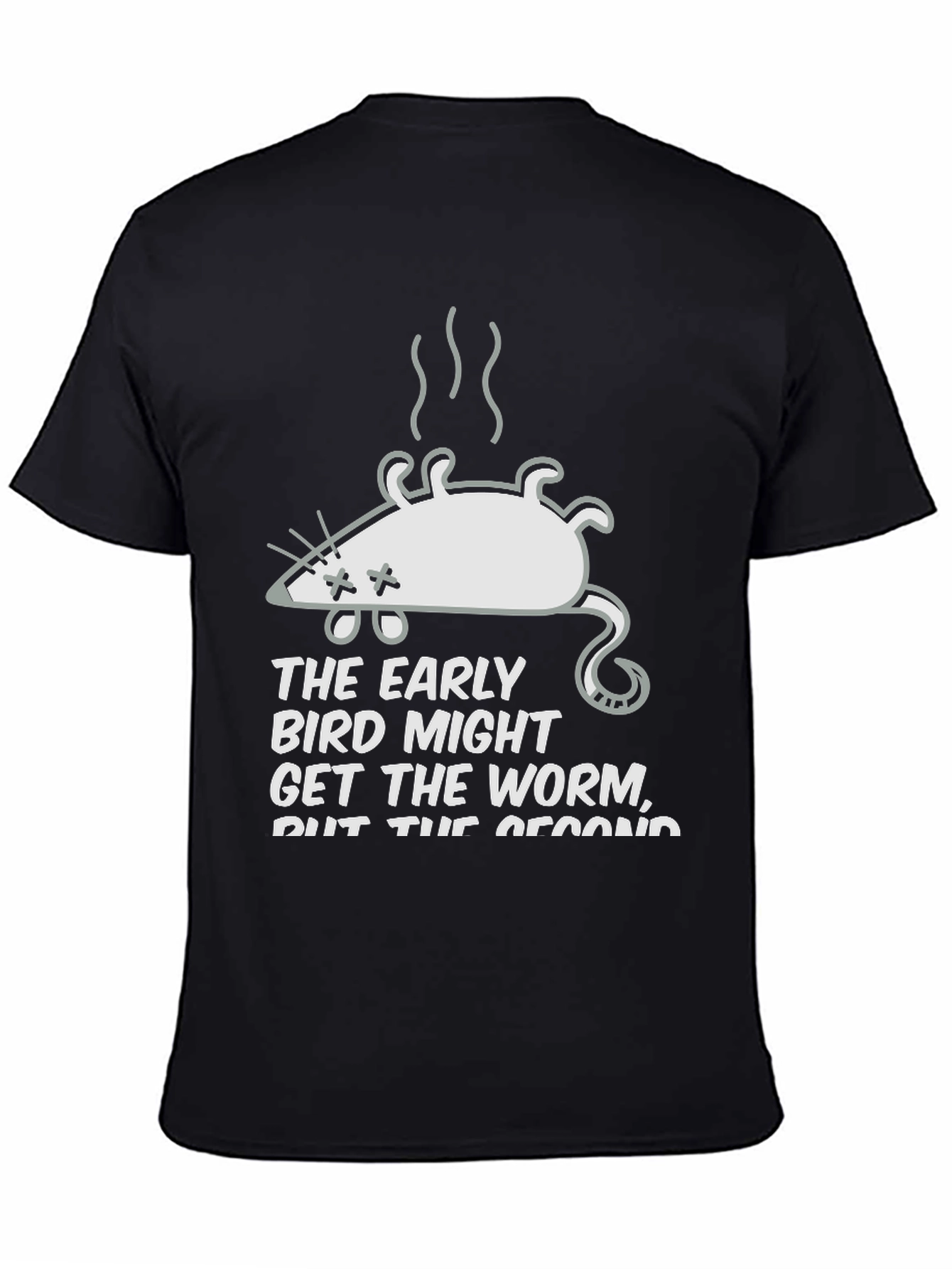 Early Bird Second Mouse Graphic T-Shirt