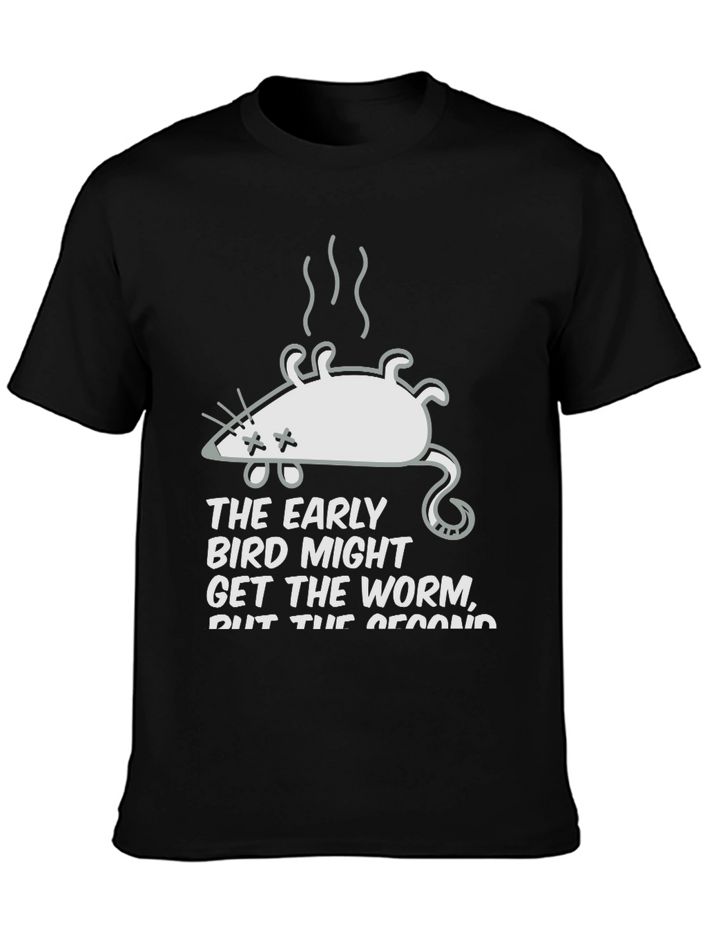 Early Bird Second Mouse Graphic T-Shirt