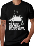 Early Bird Second Mouse Graphic T-Shirt