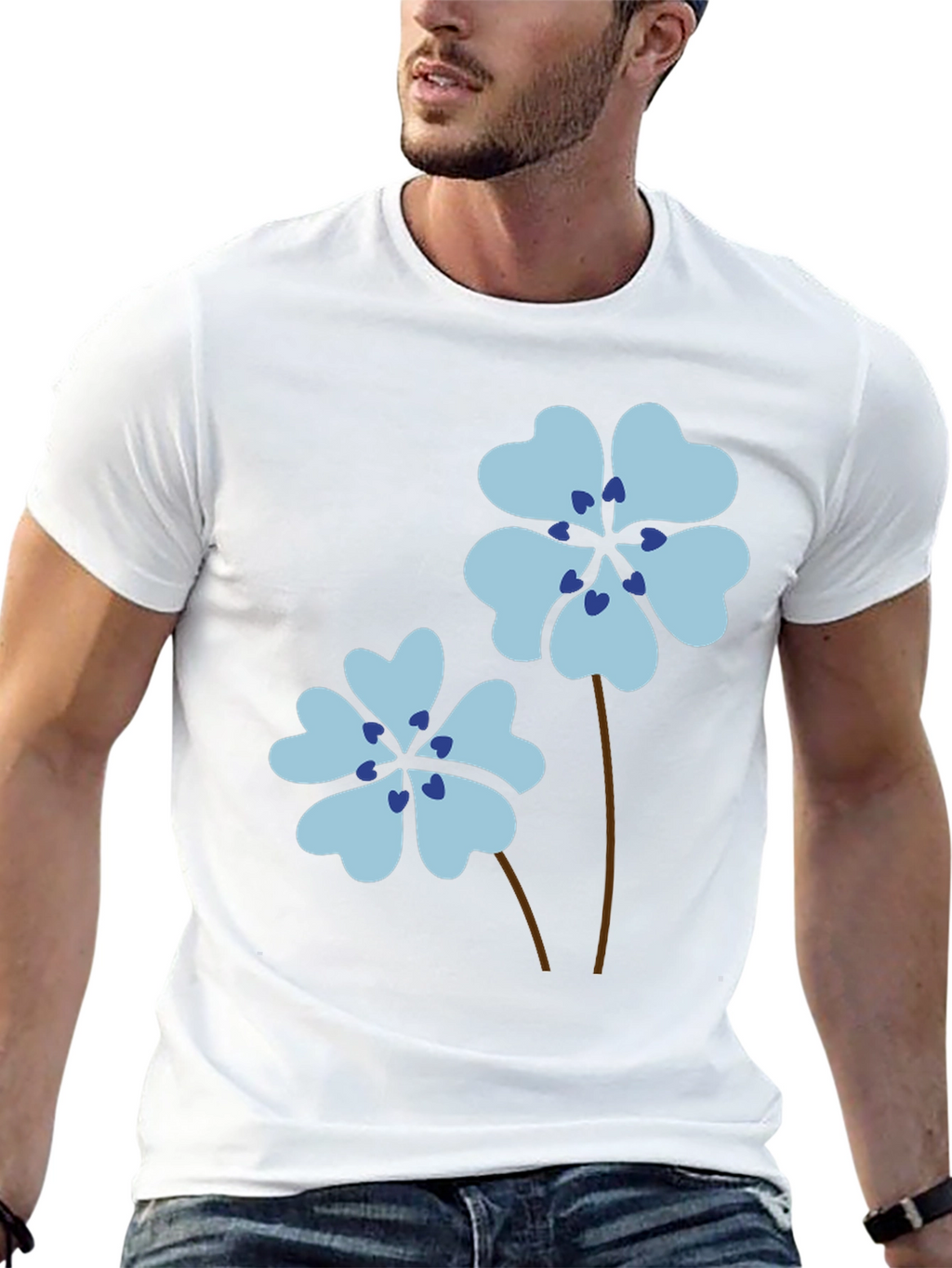 Floral Heart Petal T-Shirt