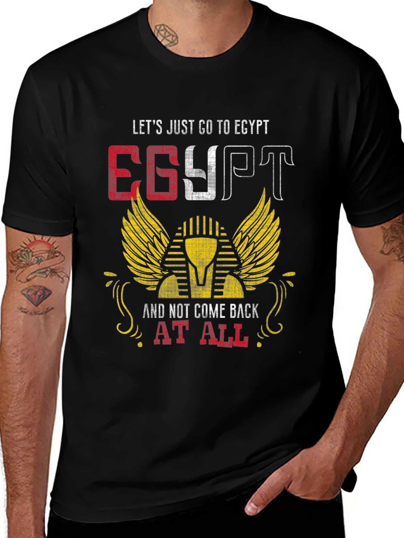 Egypt Graphic T-Shirt - Lets Go To Egypt