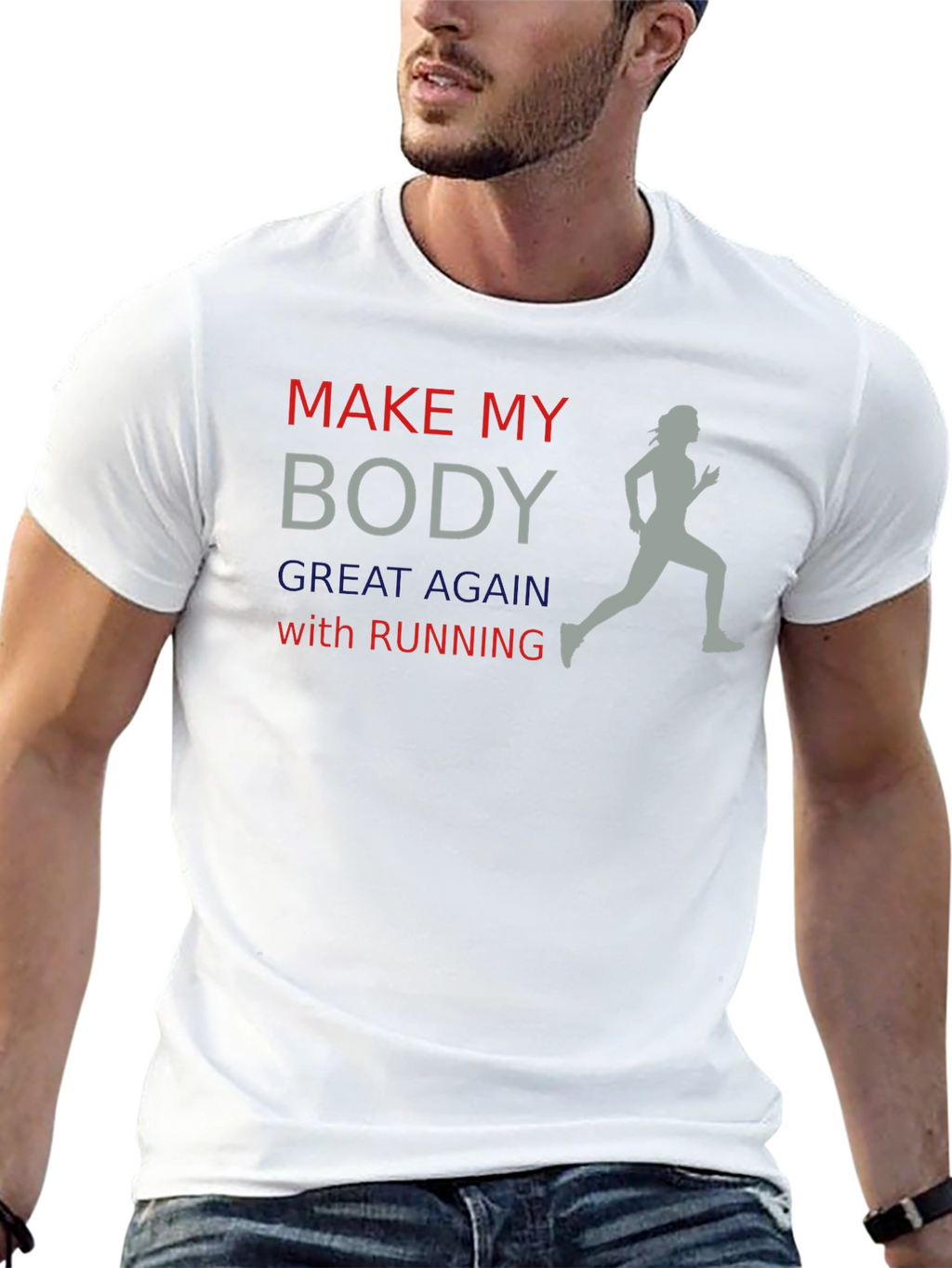 Make My Body Great Again Running T-Shirt