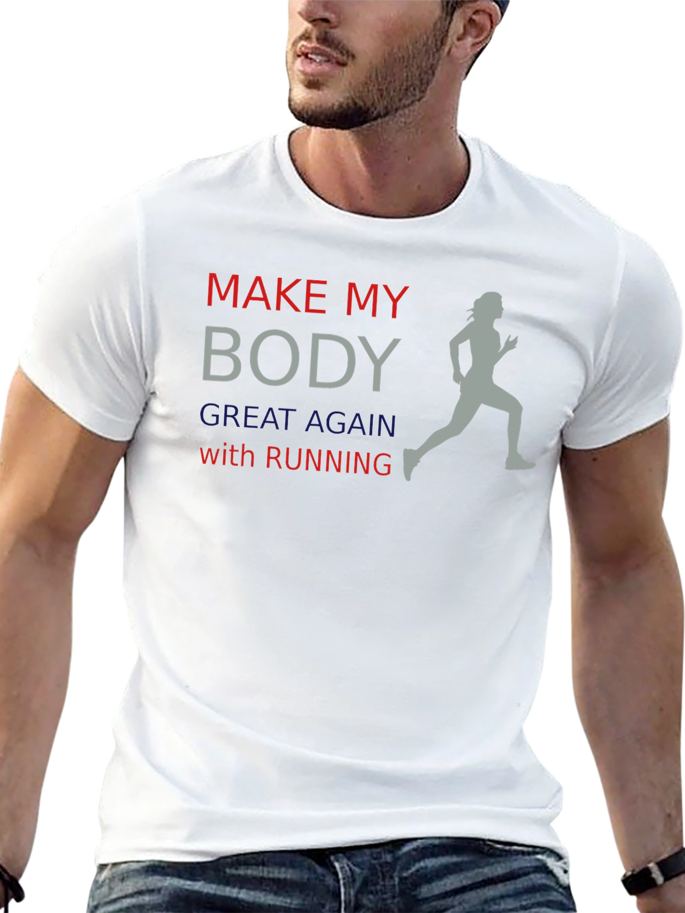 Make My Body Great Again Running T-Shirt