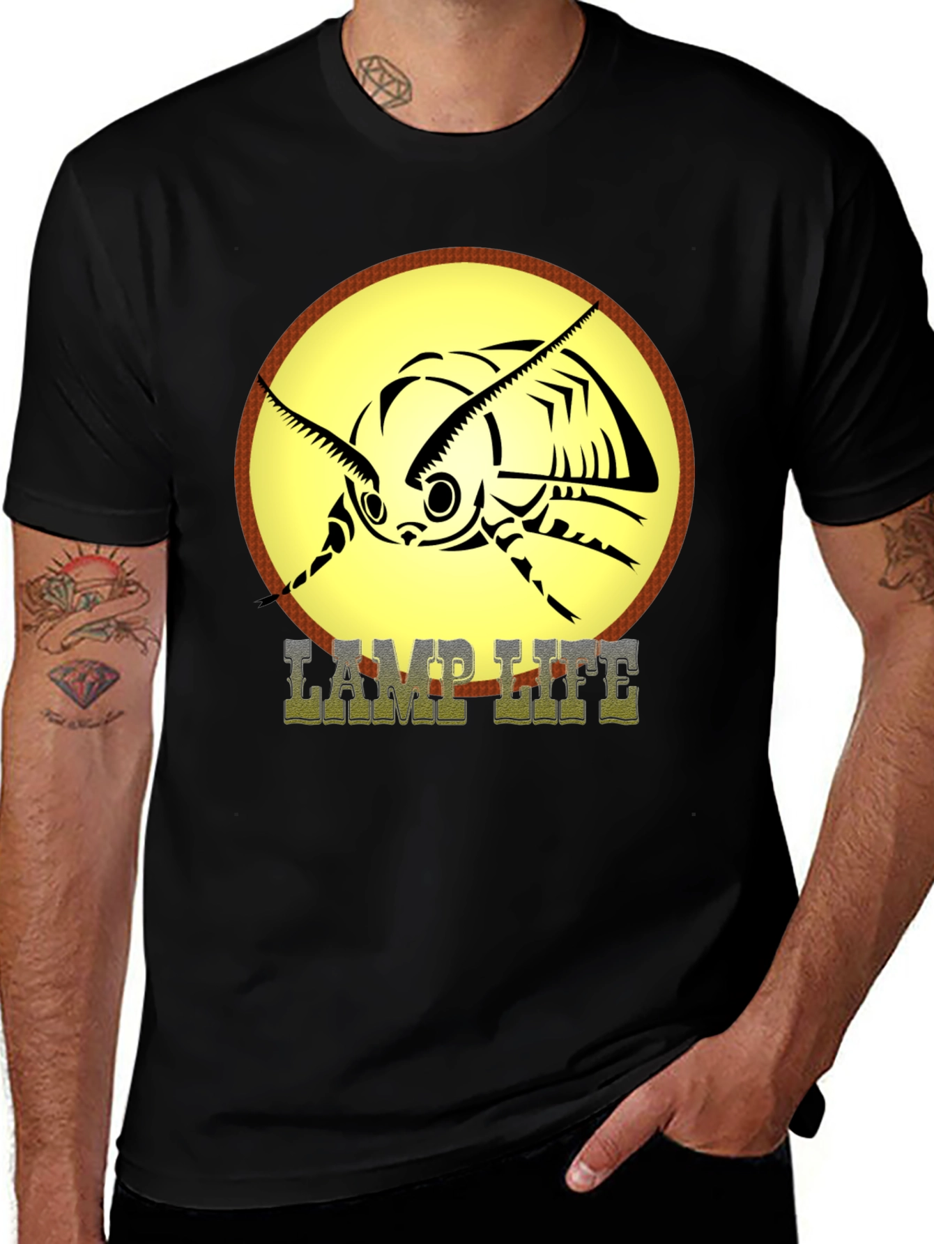 Lamp Life Black T-Shirt