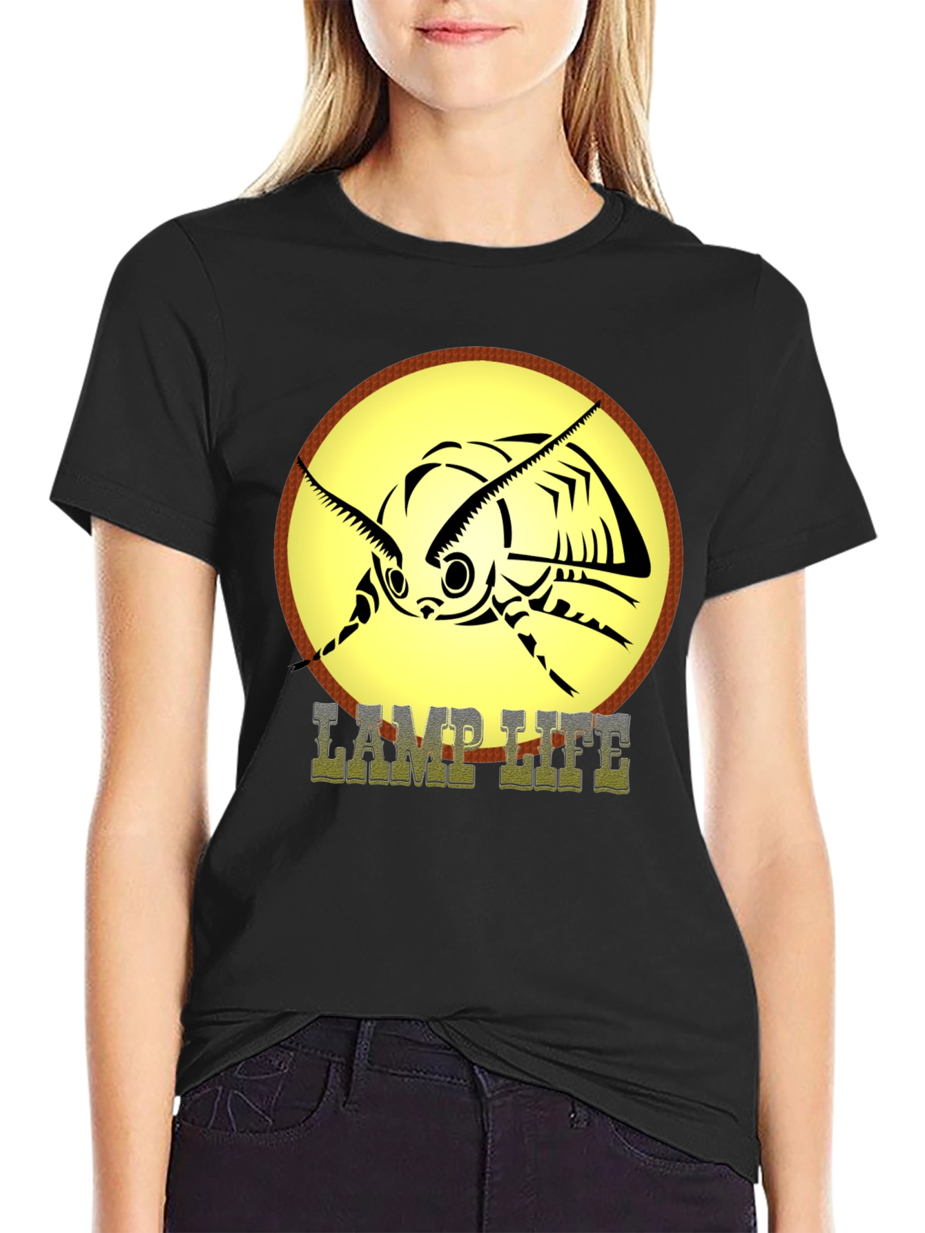 Lamp Life Black T-Shirt