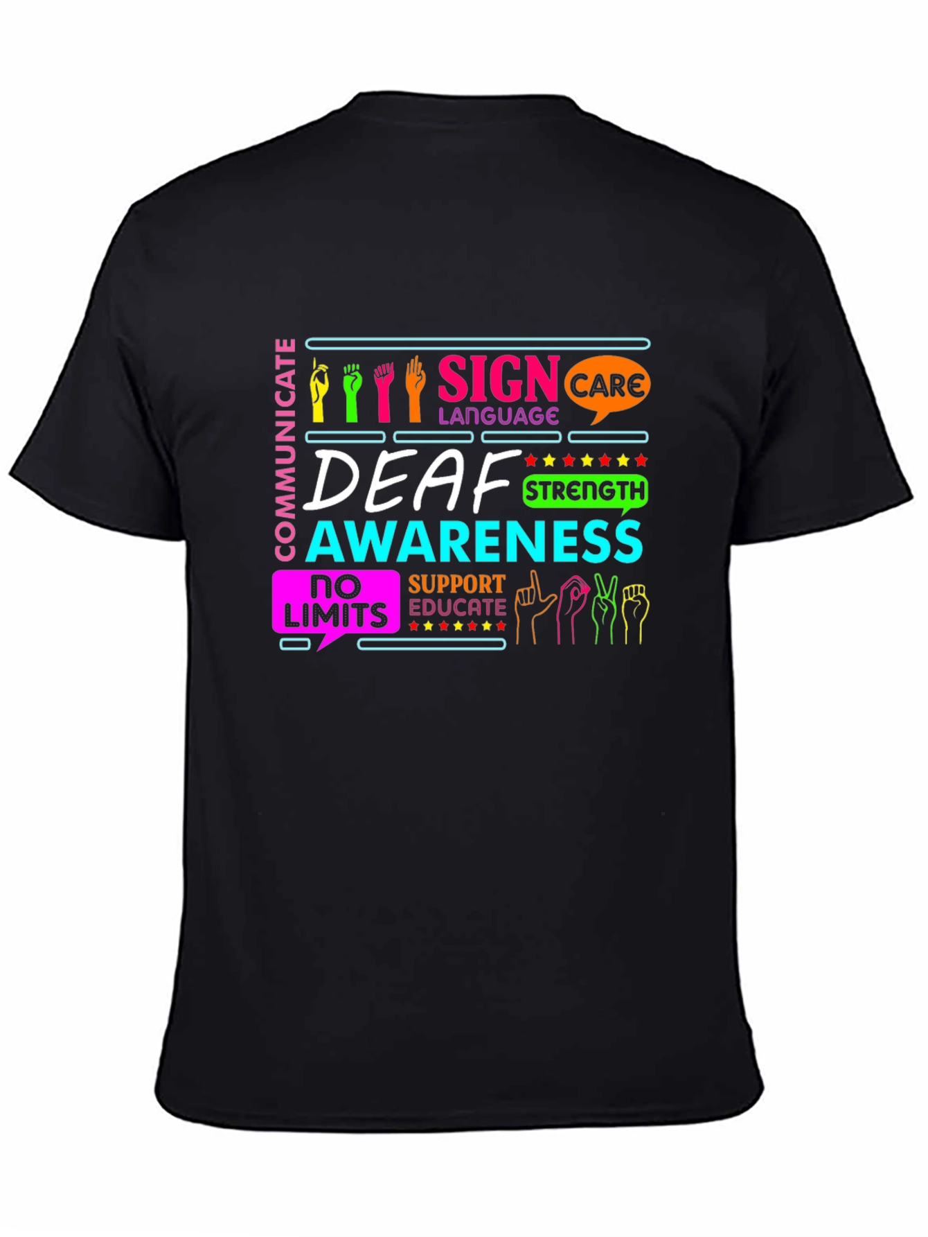 Deaf Awareness Sign Language T-Shirt