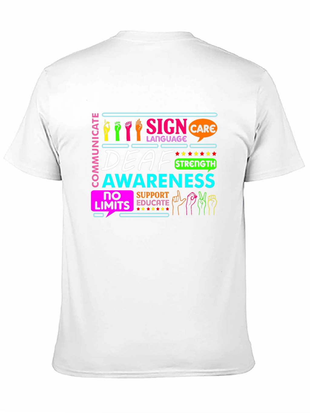 Deaf Awareness Sign Language T-Shirt