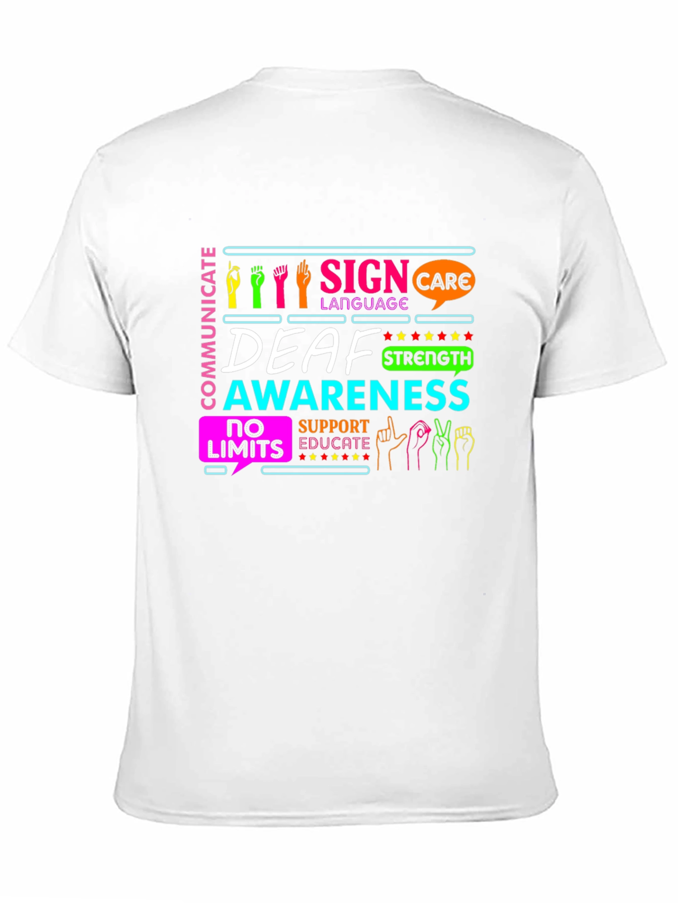 Deaf Awareness Sign Language T-Shirt