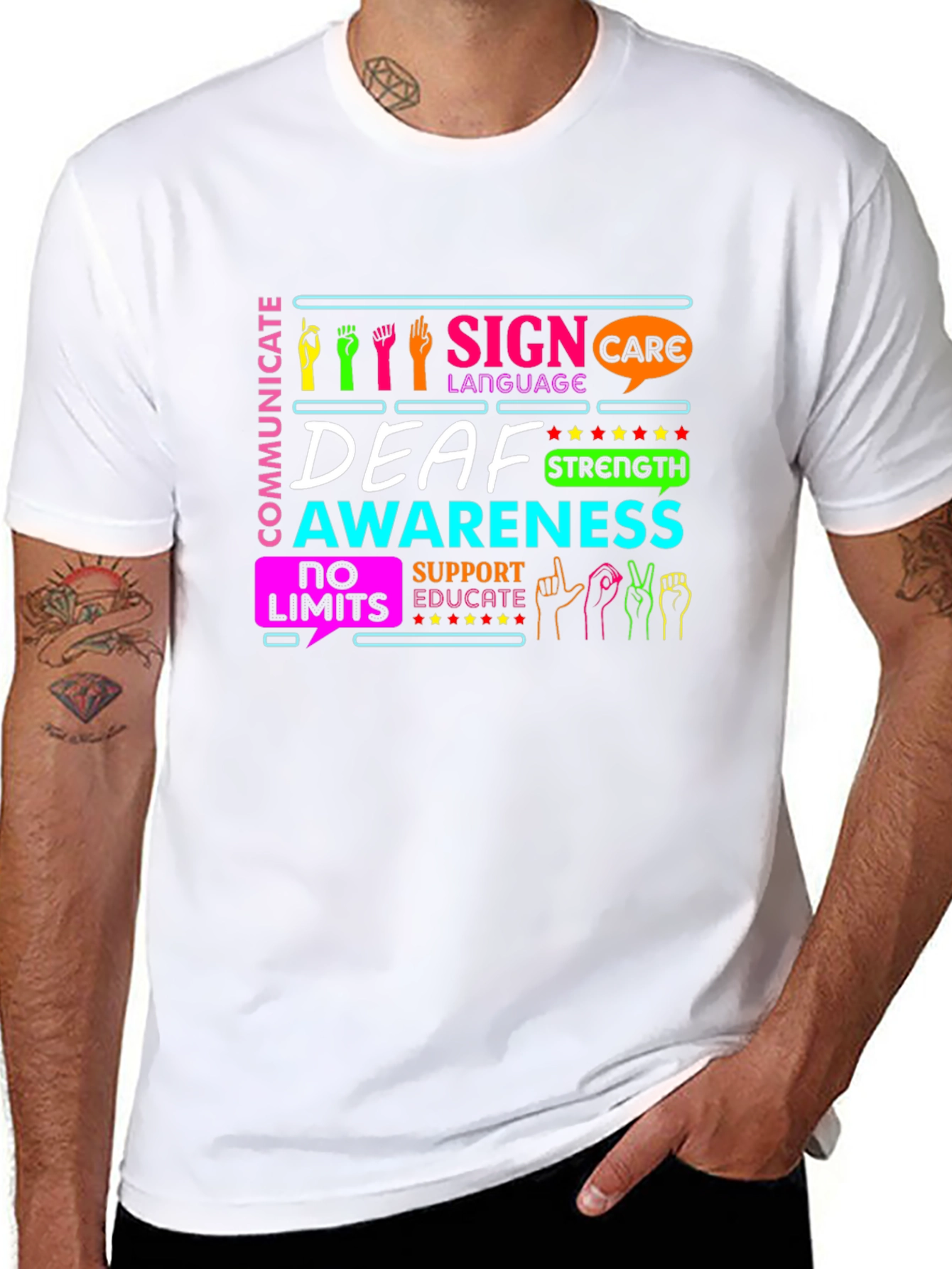 Deaf Awareness Sign Language T-Shirt
