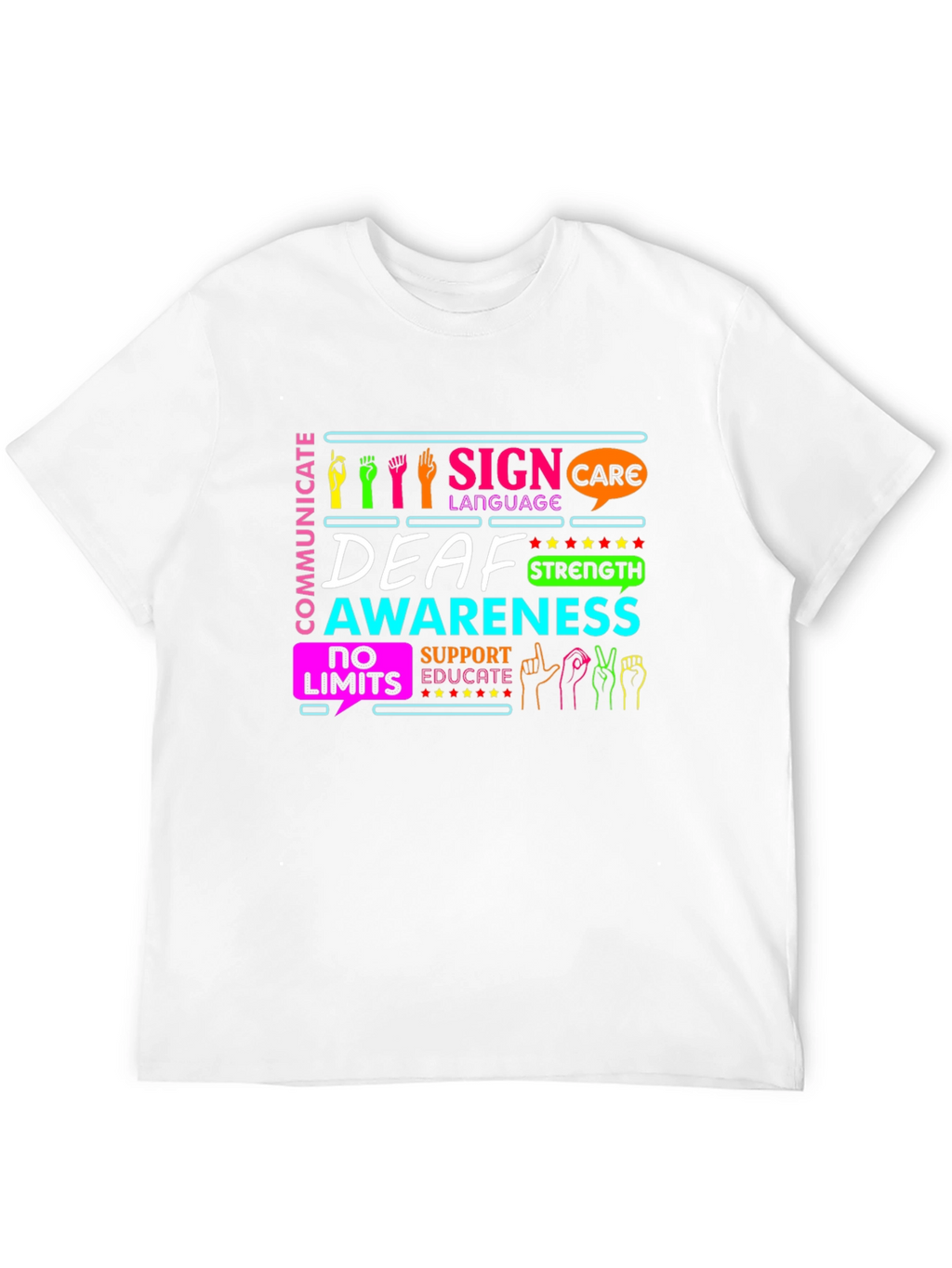 Deaf Awareness Sign Language T-Shirt