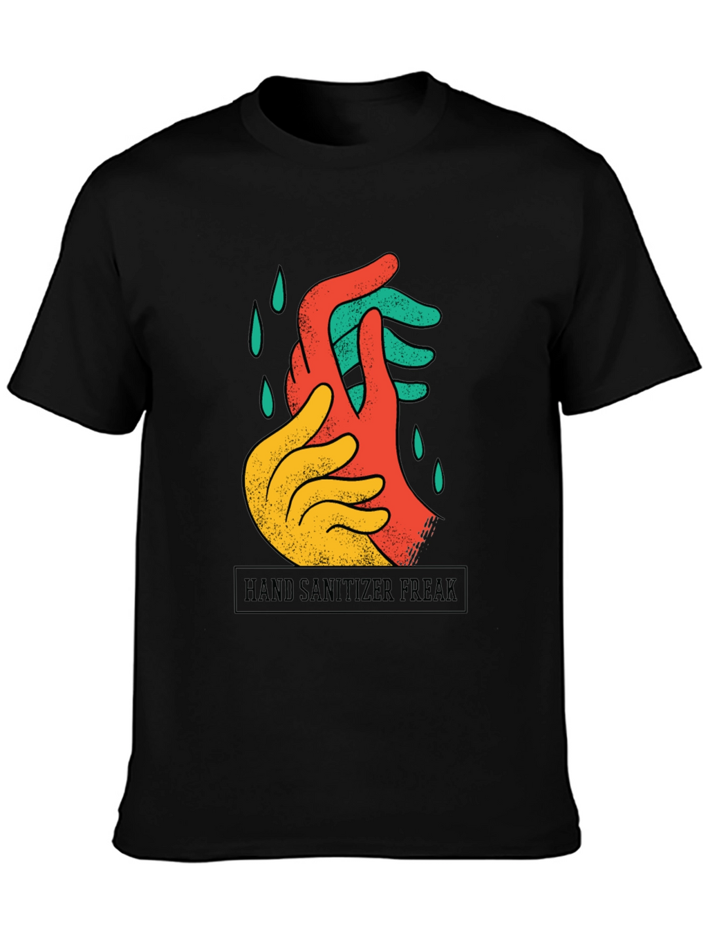 Hand Sanitizer Freak T-Shirt - Artistic Graphic Tee
