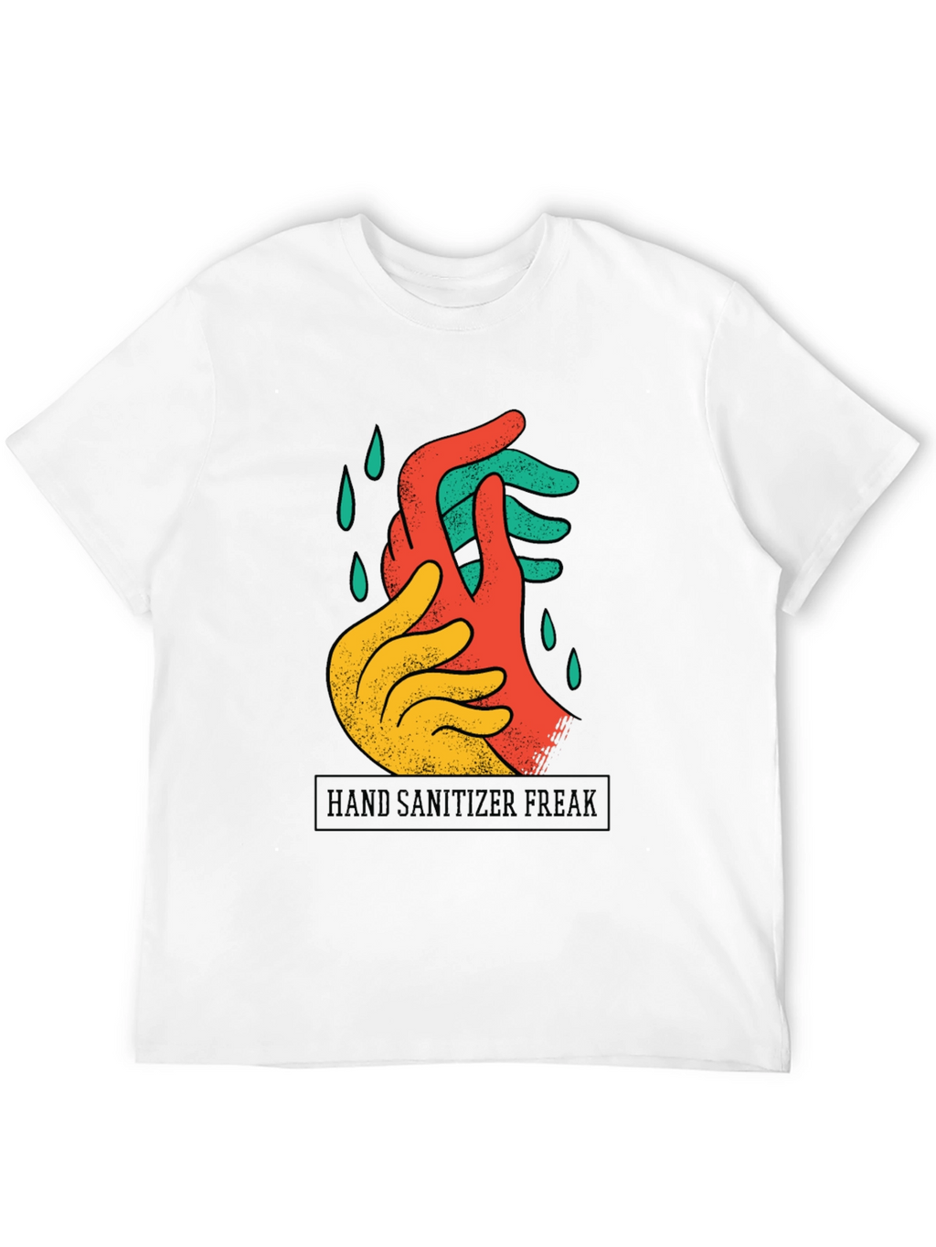Hand Sanitizer Freak T-Shirt - Artistic Graphic Tee