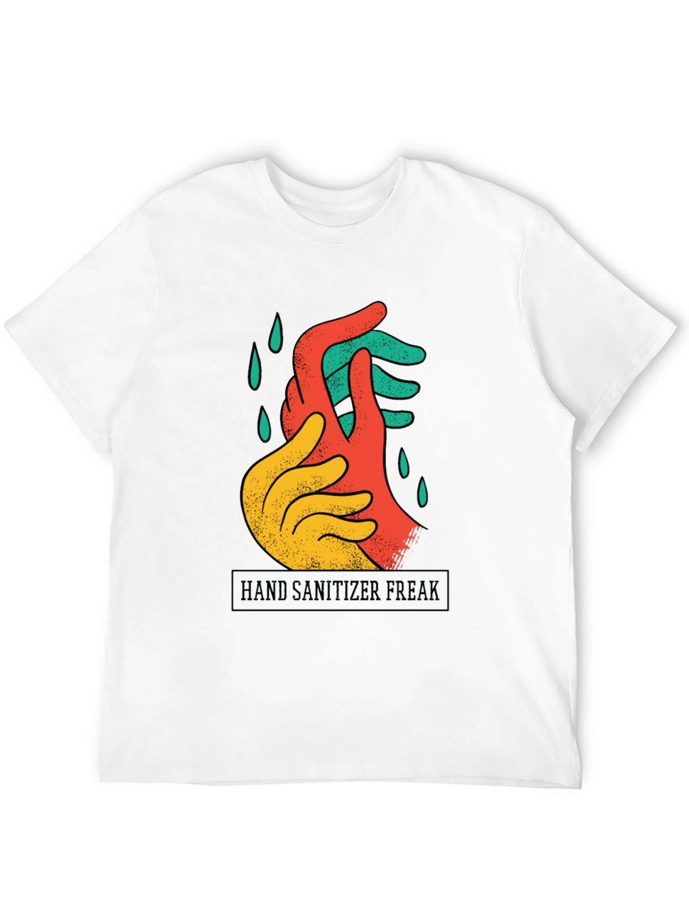 Hand Sanitizer Freak T-Shirt - Artistic Graphic Tee