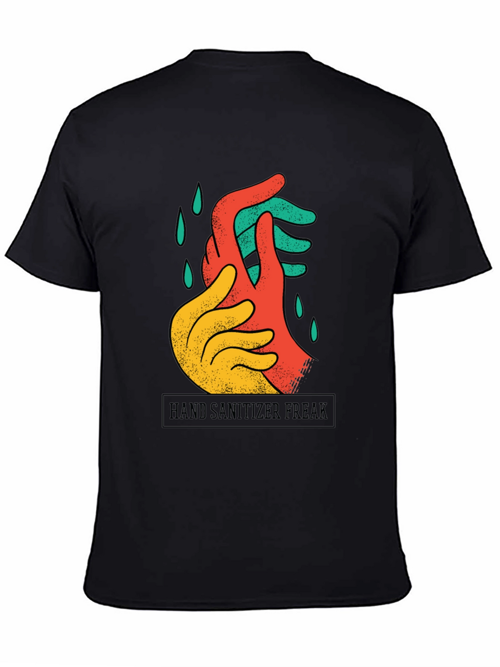 Hand Sanitizer Freak T-Shirt - Artistic Graphic Tee
