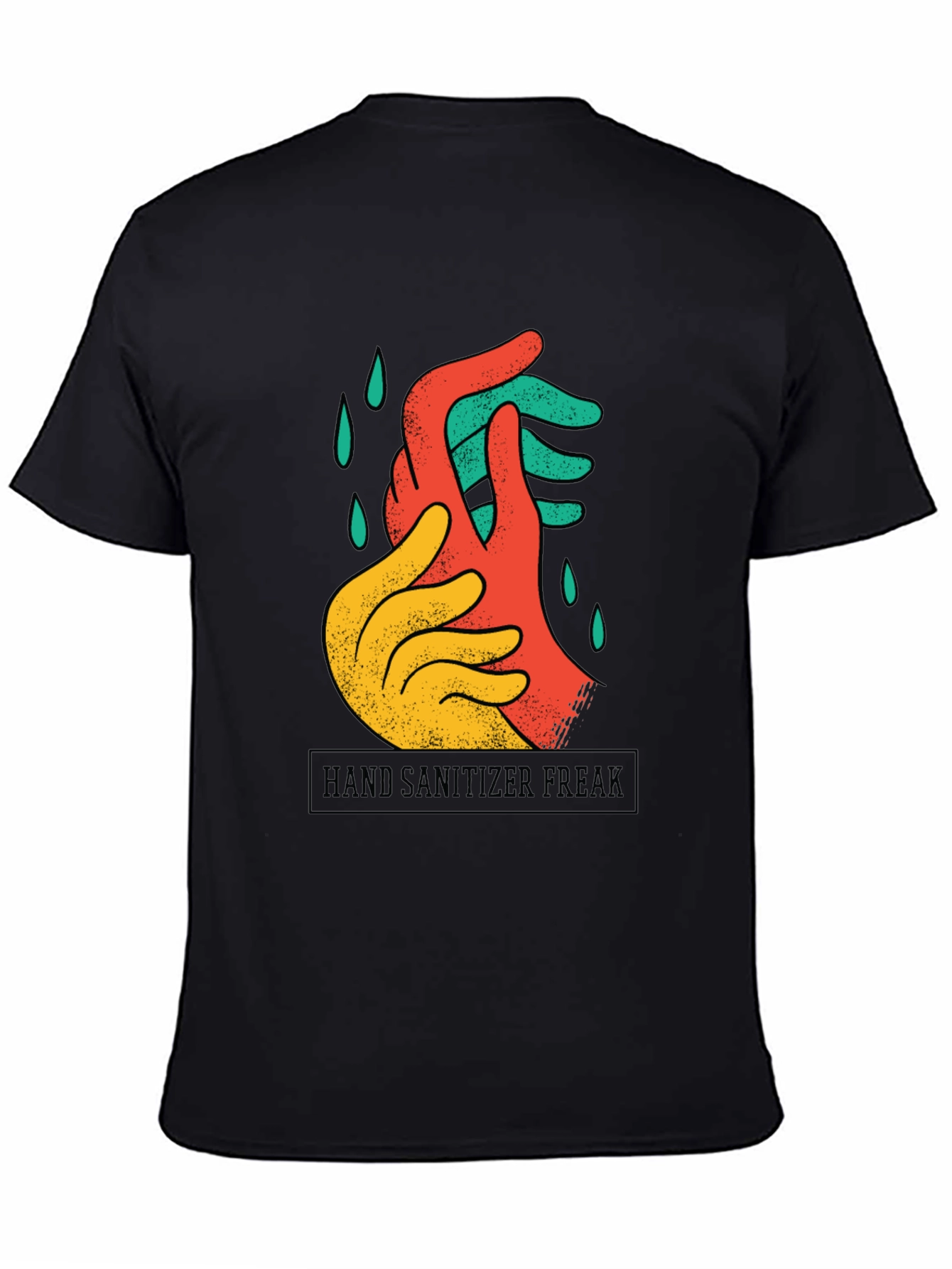 Hand Sanitizer Freak T-Shirt - Artistic Graphic Tee