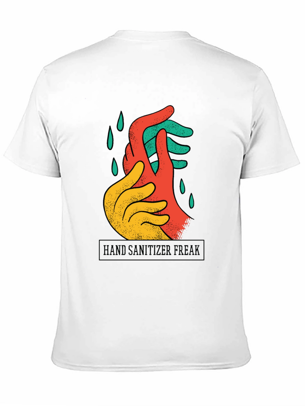 Hand Sanitizer Freak T-Shirt - Artistic Graphic Tee