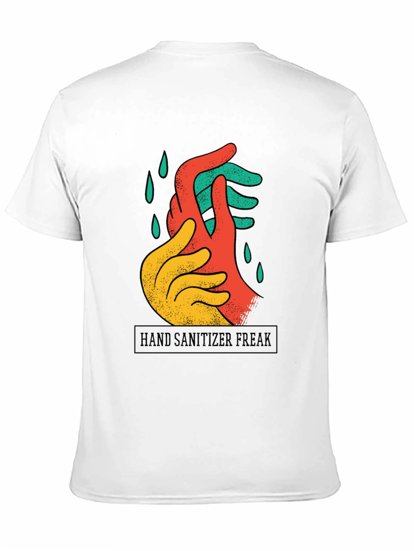 Hand Sanitizer Freak T-Shirt - Artistic Graphic Tee