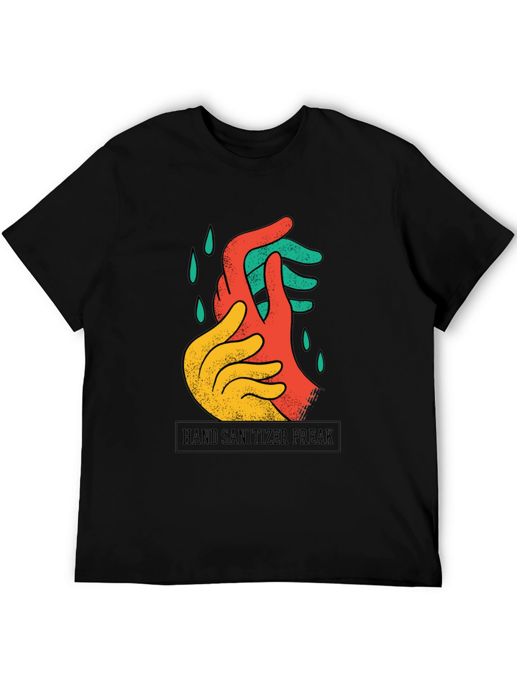 Hand Sanitizer Freak T-Shirt - Artistic Graphic Tee