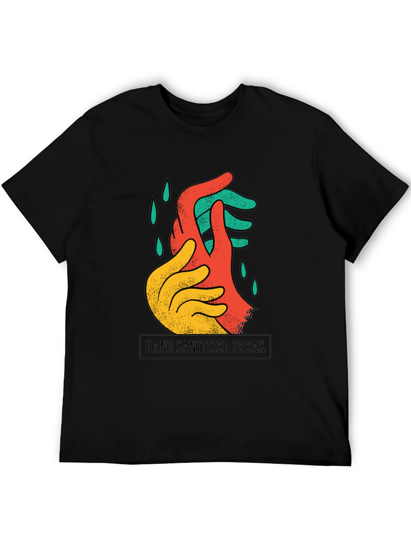 Hand Sanitizer Freak T-Shirt - Artistic Graphic Tee