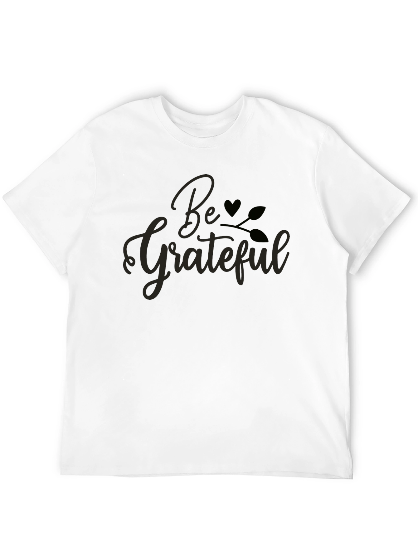 Be Grateful Graphic Tee - Black Unisex T-Shirt
