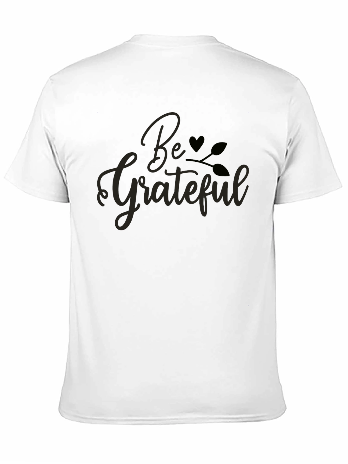 Be Grateful Graphic Tee - Black Unisex T-Shirt