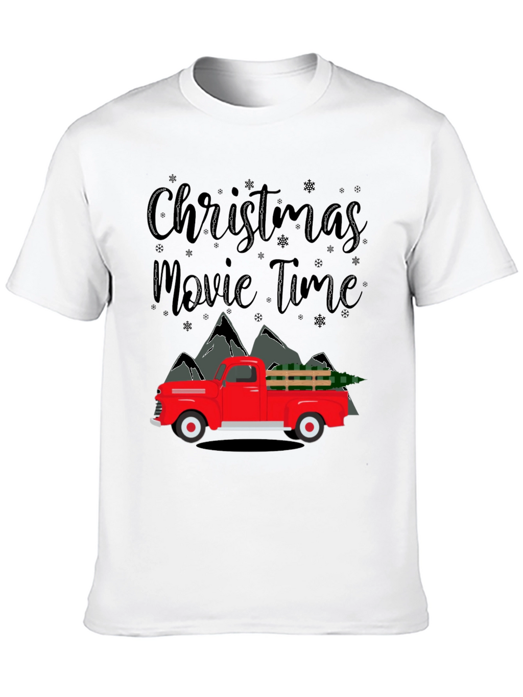 Christmas Movie Time Truck T-Shirt