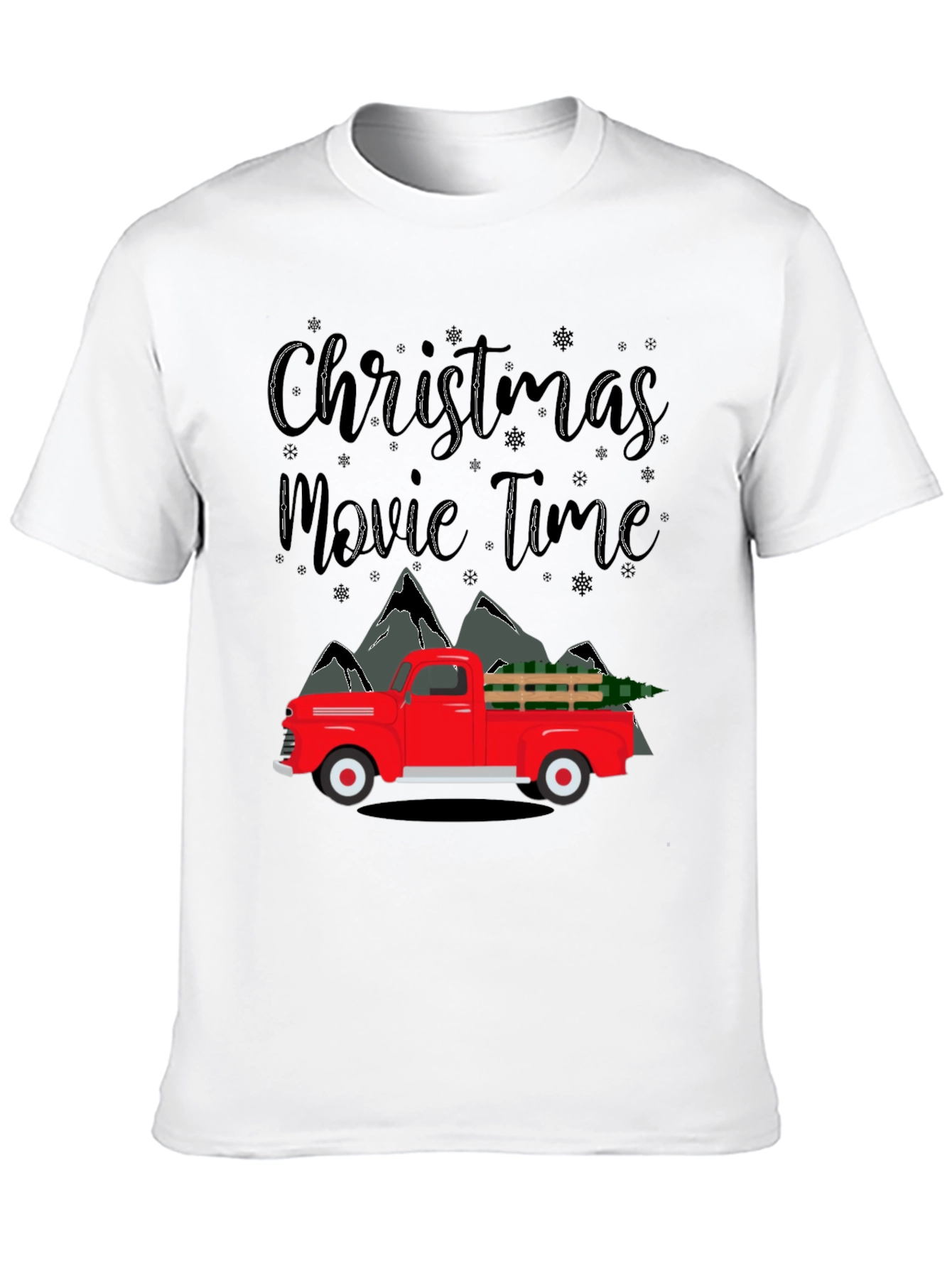 Christmas Movie Time Truck T-Shirt