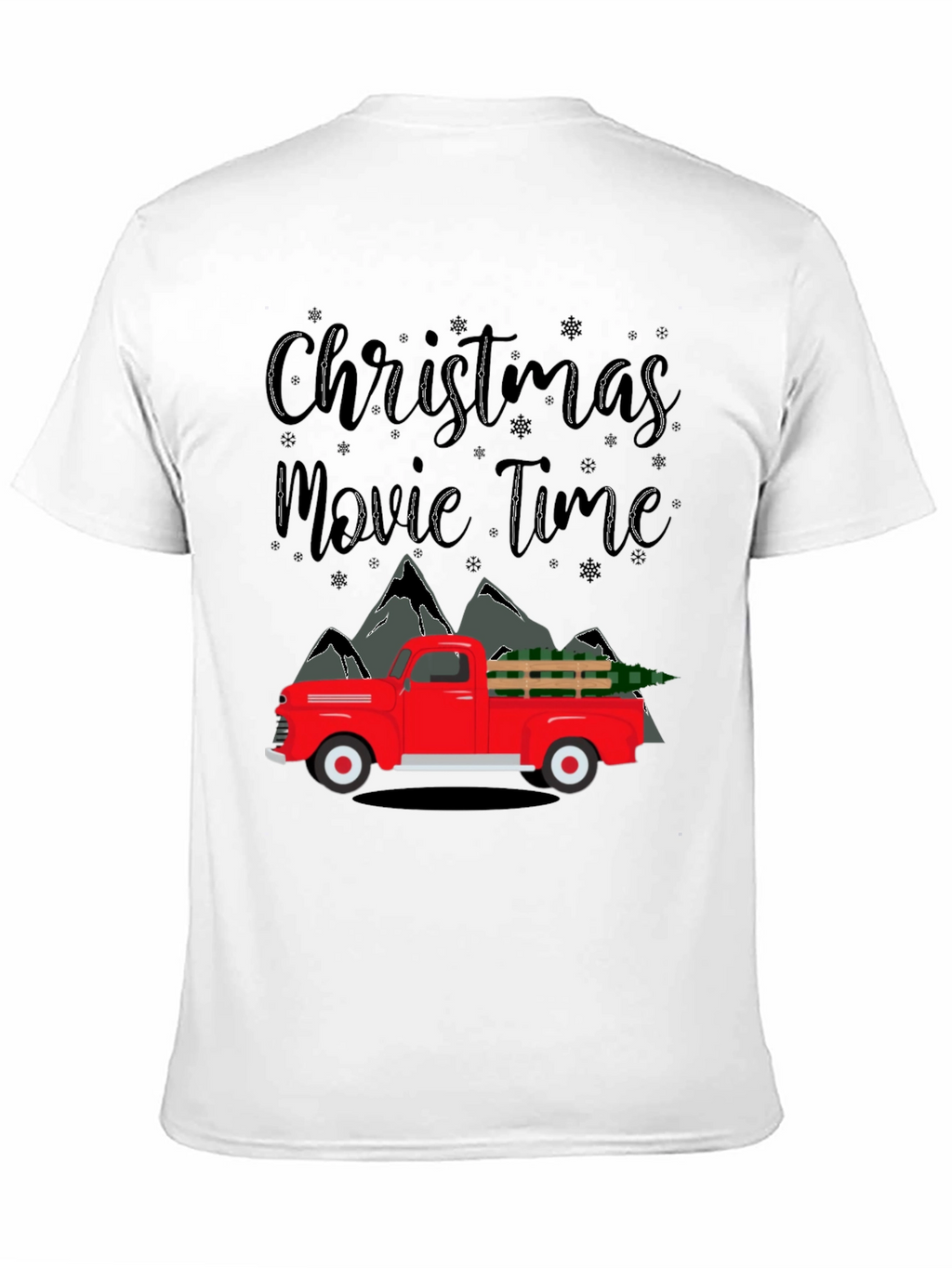 Christmas Movie Time Truck T-Shirt
