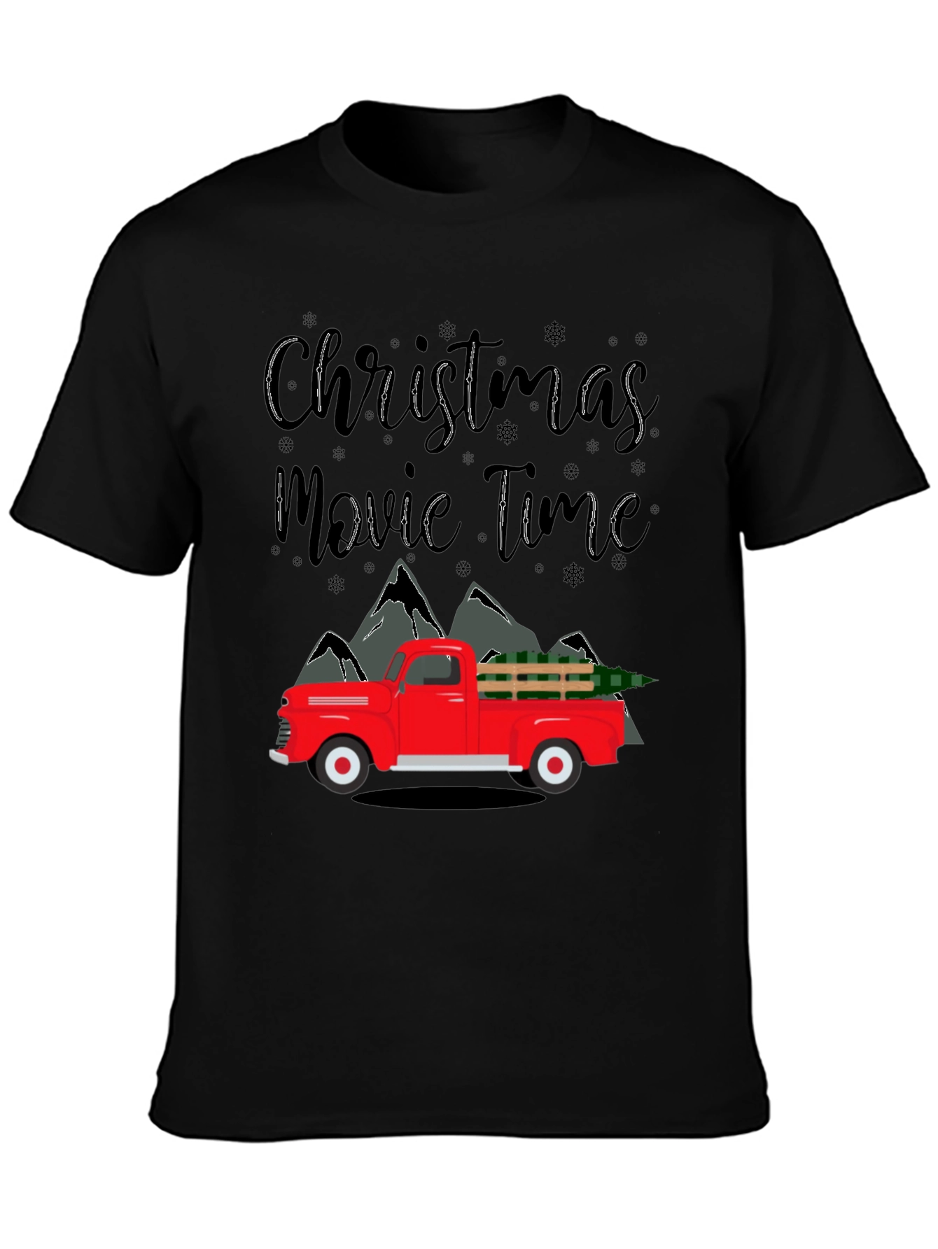Christmas Movie Time Truck T-Shirt