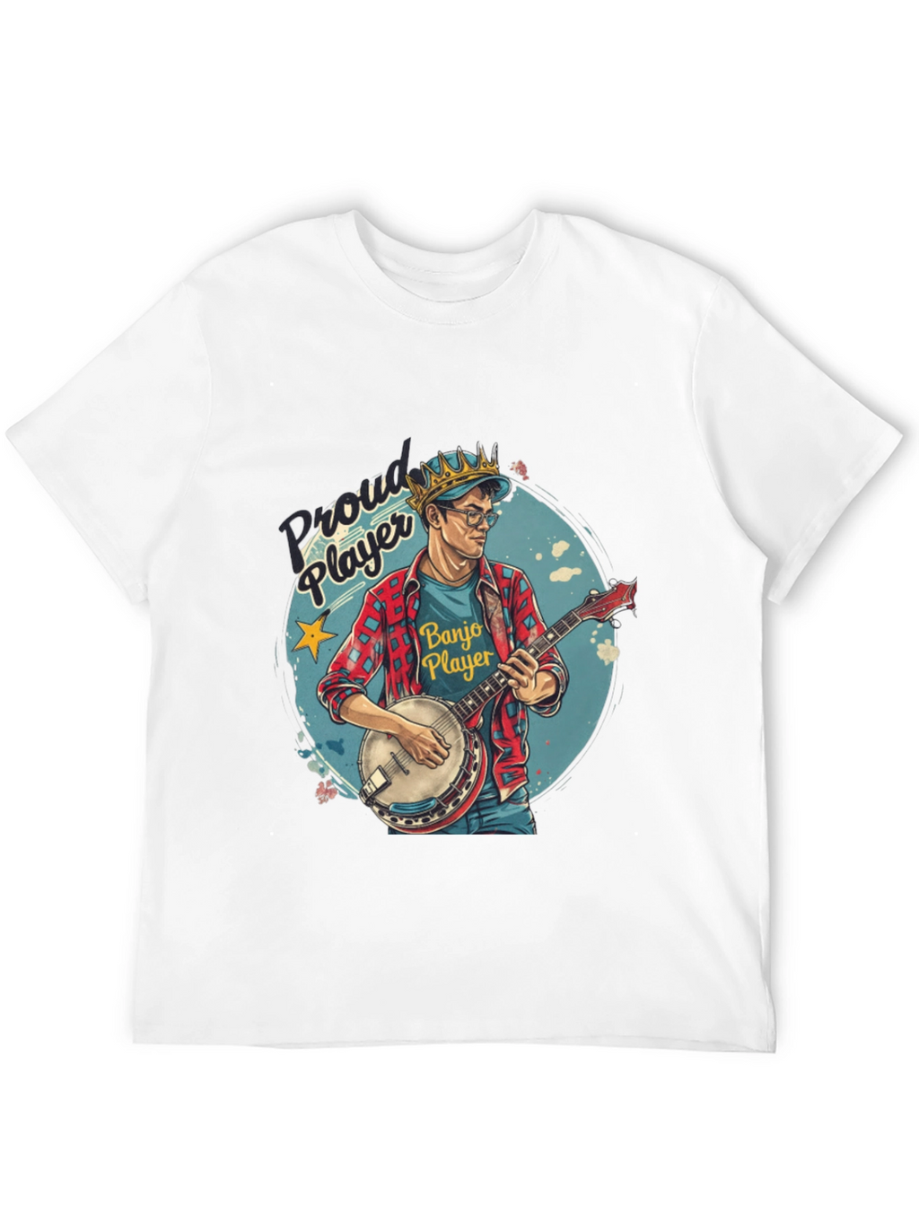 Proud Banjo Player Graphic Tee