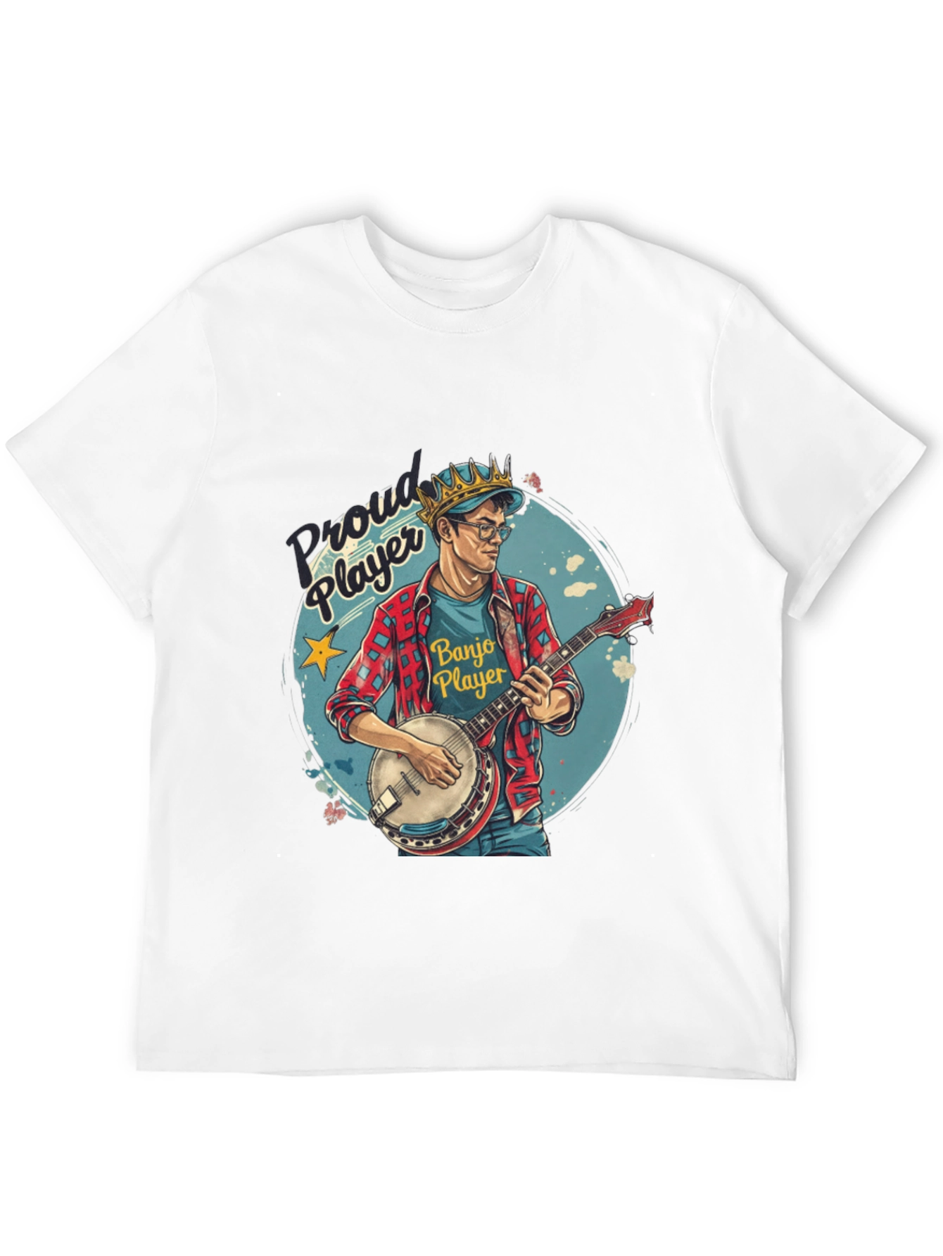 Proud Banjo Player Graphic Tee