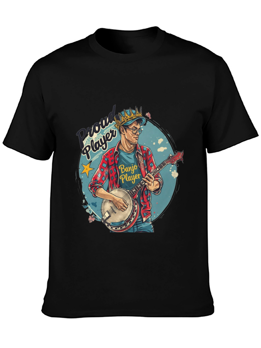 Proud Banjo Player Graphic Tee