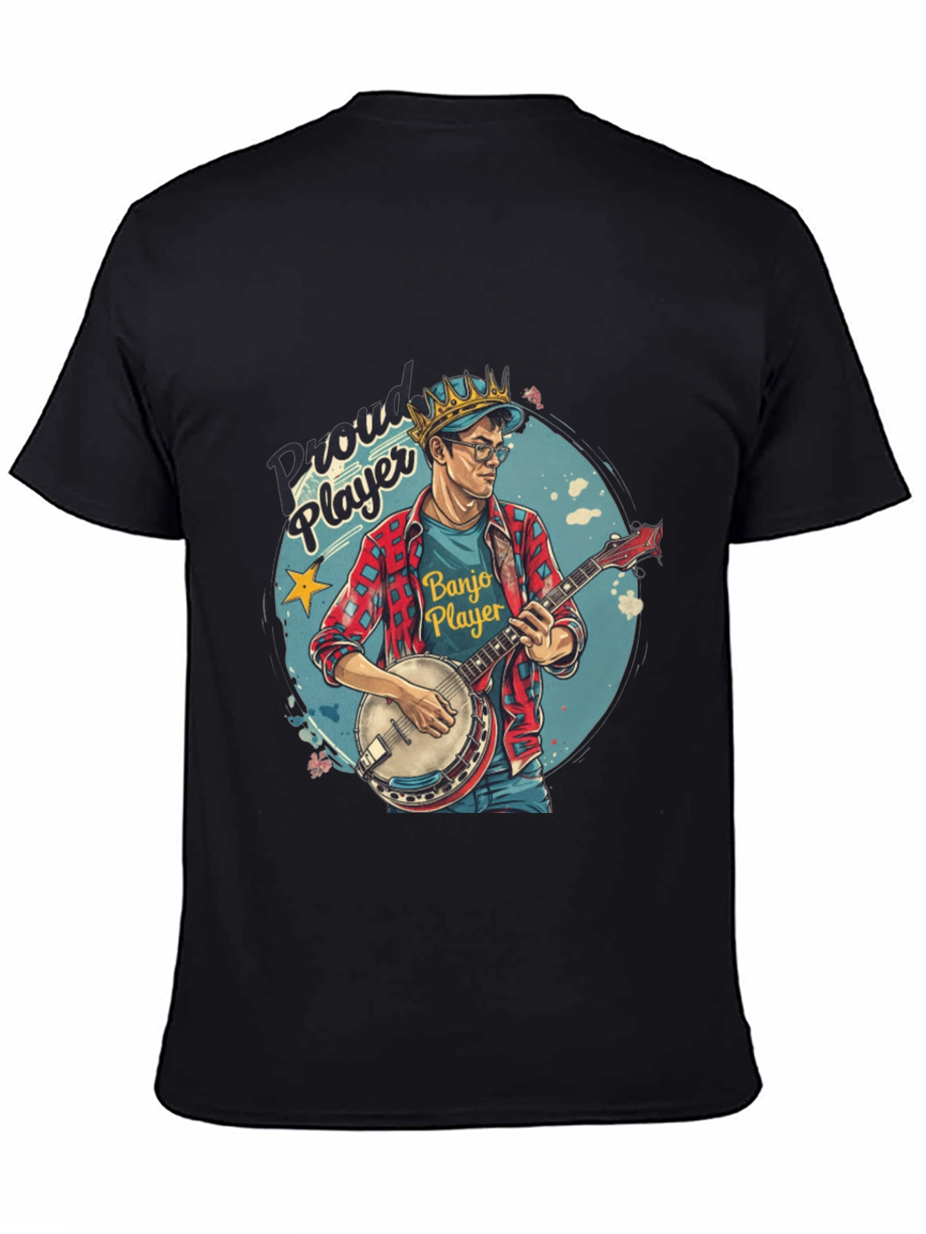Proud Banjo Player Graphic Tee