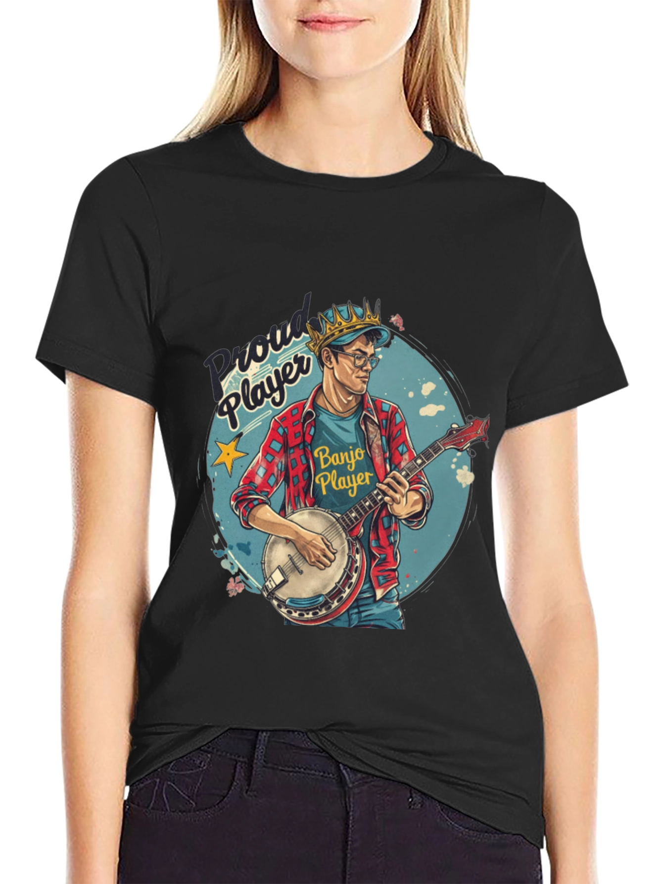 Proud Banjo Player Graphic Tee
