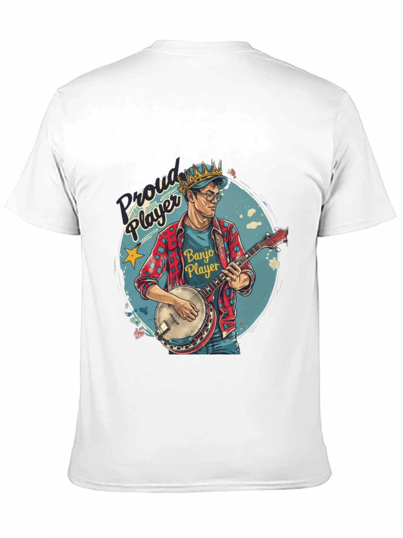 Proud Banjo Player Graphic Tee