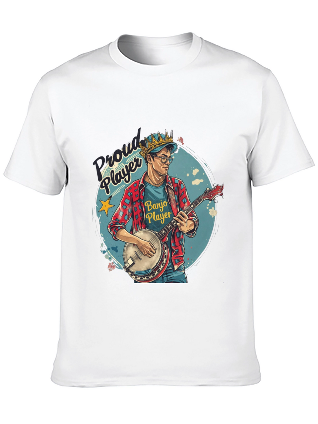 Proud Banjo Player Graphic Tee