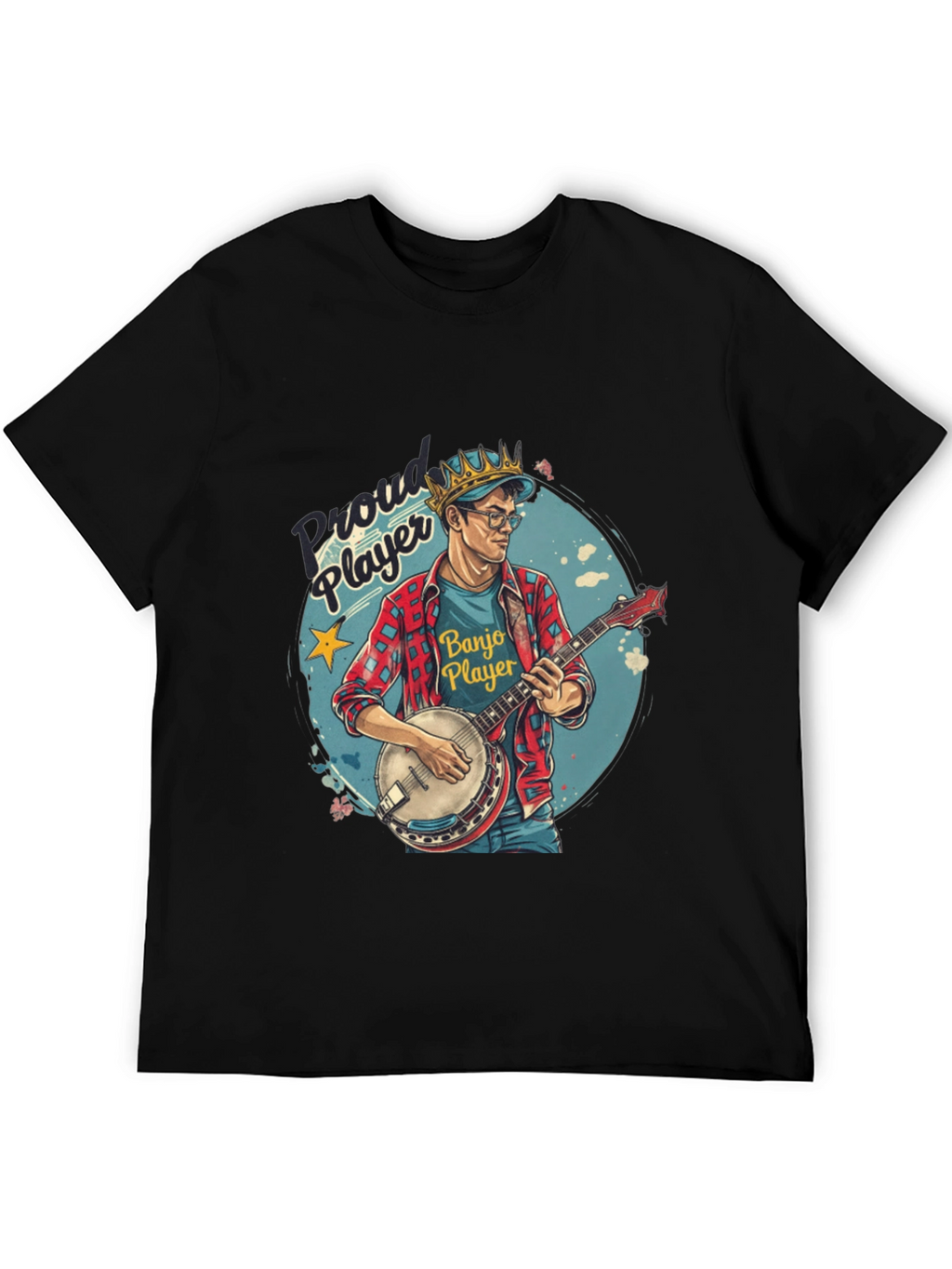 Proud Banjo Player Graphic Tee