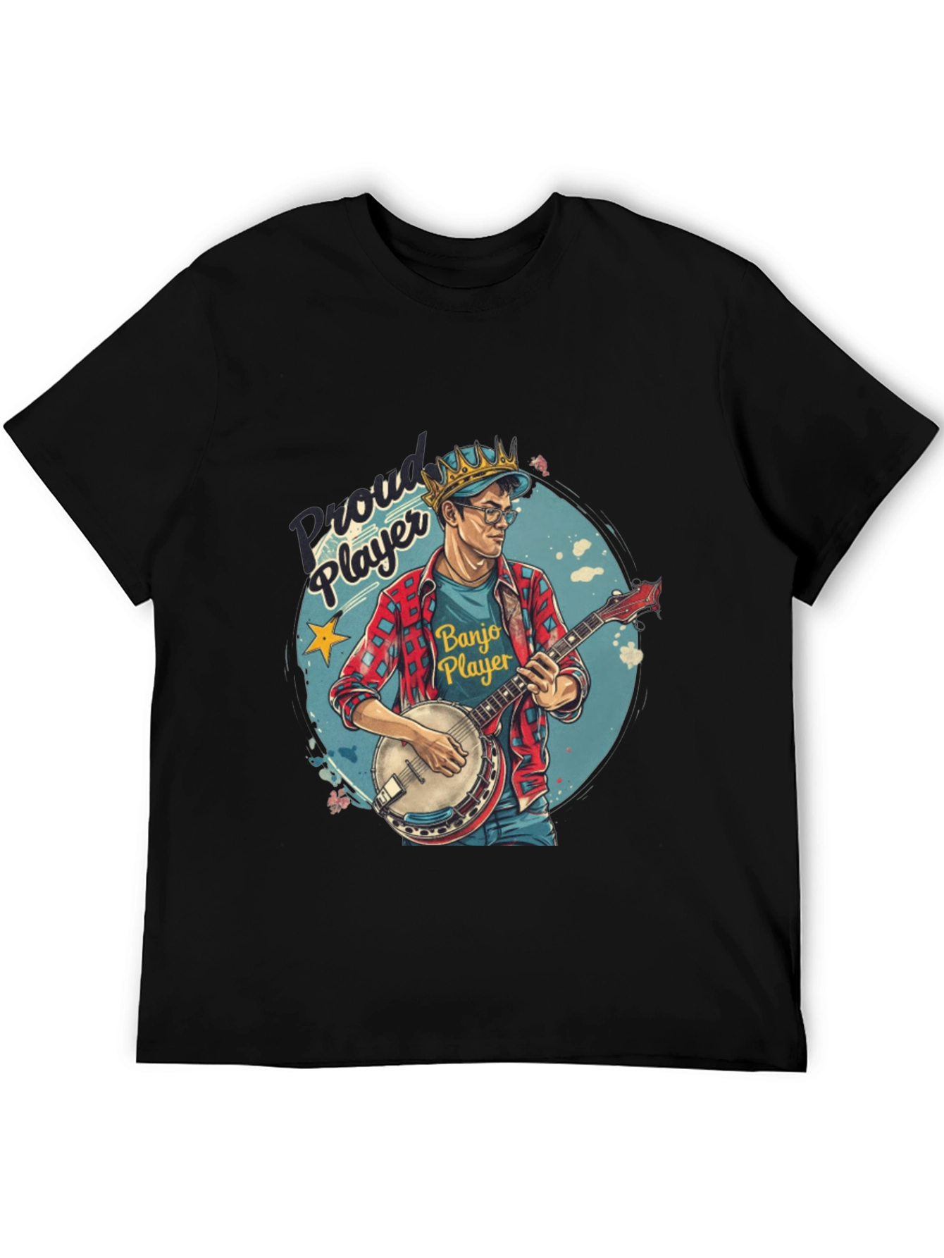 Proud Banjo Player Graphic Tee