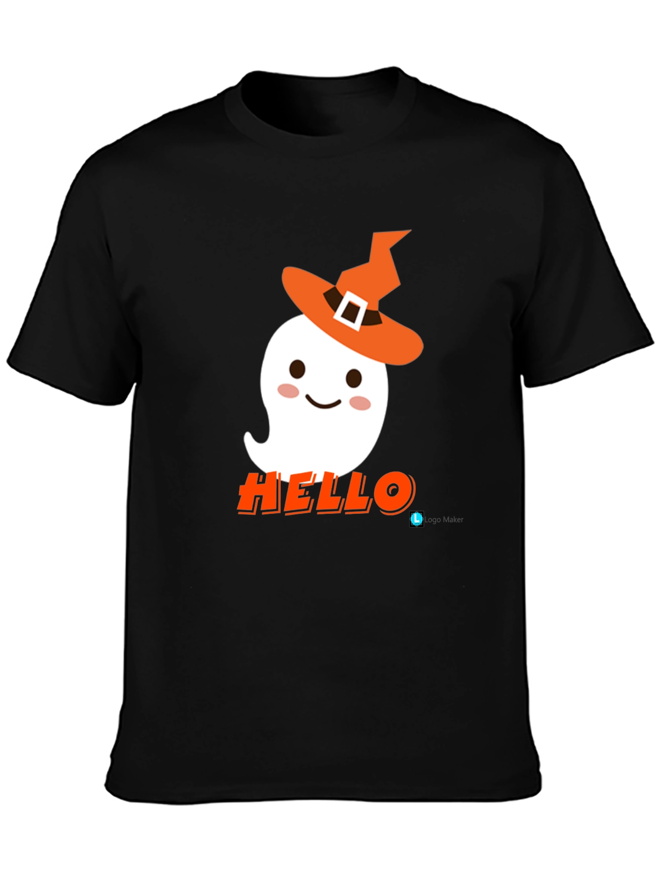 Halloween Ghost T-Shirt - Hello Witch!