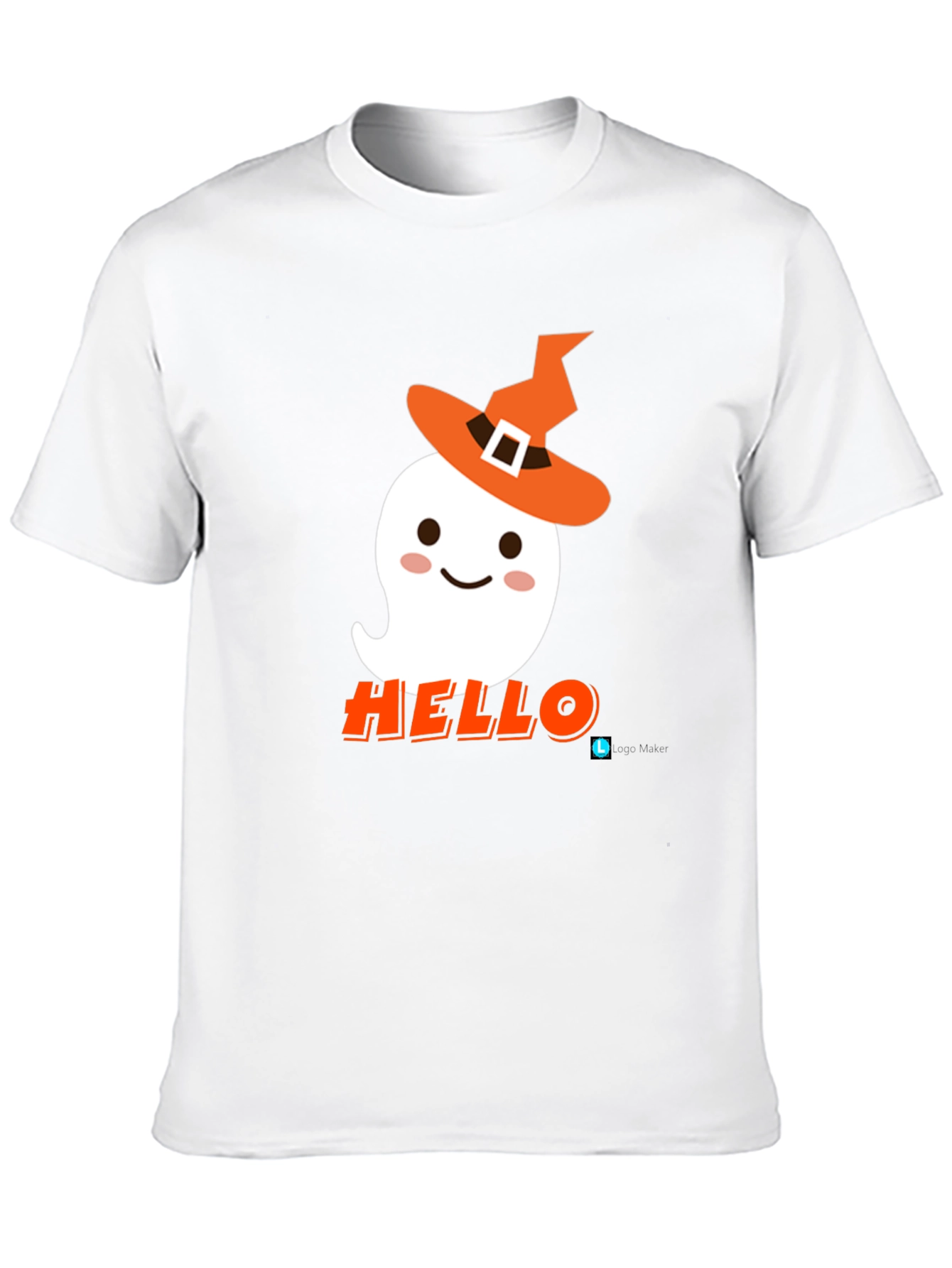 Halloween Ghost T-Shirt - Hello Witch!