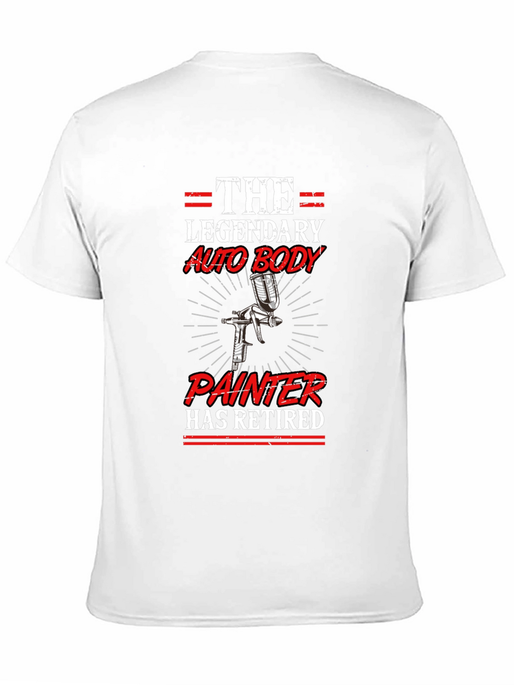 Retired Auto Body Painter Graphic T-Shirt