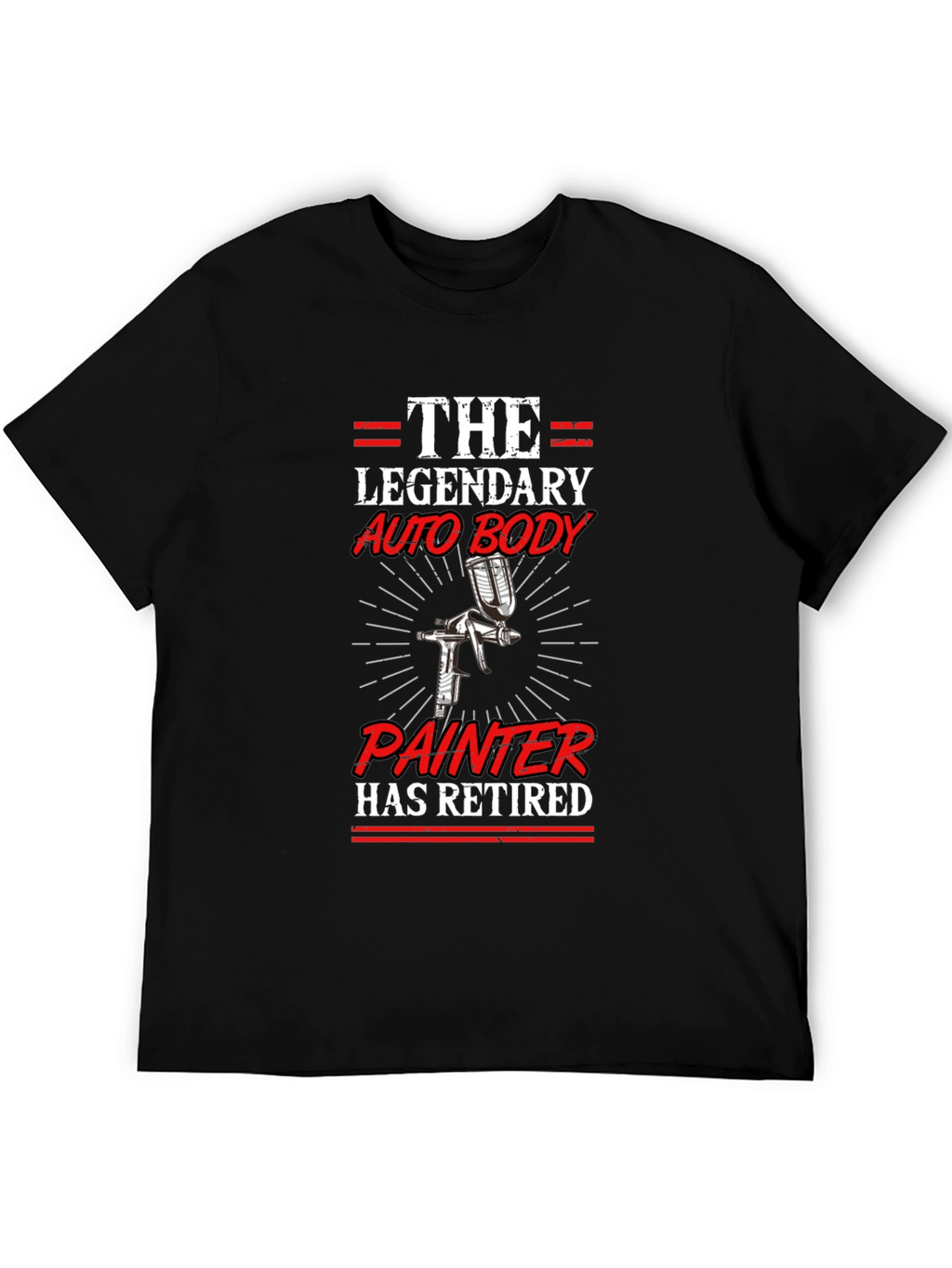 Retired Auto Body Painter Graphic T-Shirt