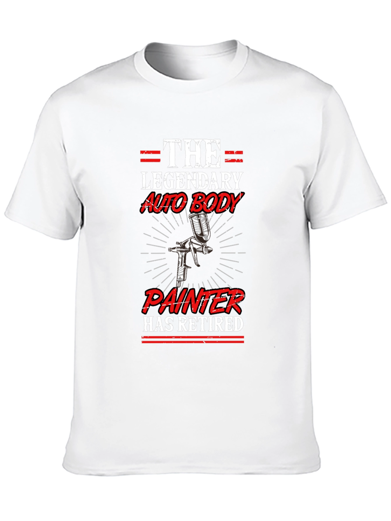 Retired Auto Body Painter Graphic T-Shirt