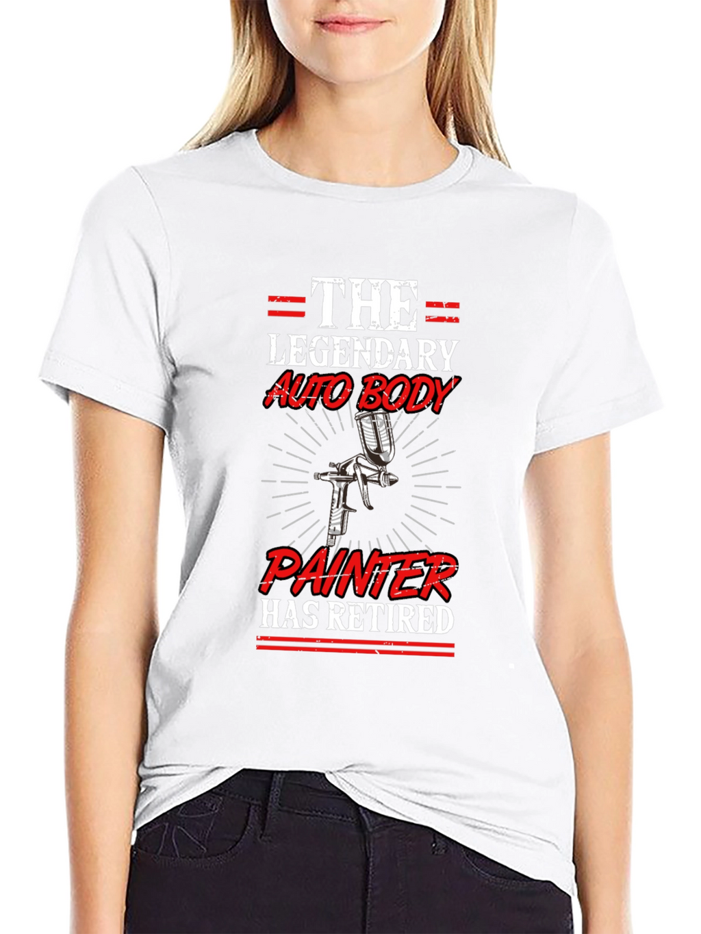 Retired Auto Body Painter Graphic T-Shirt