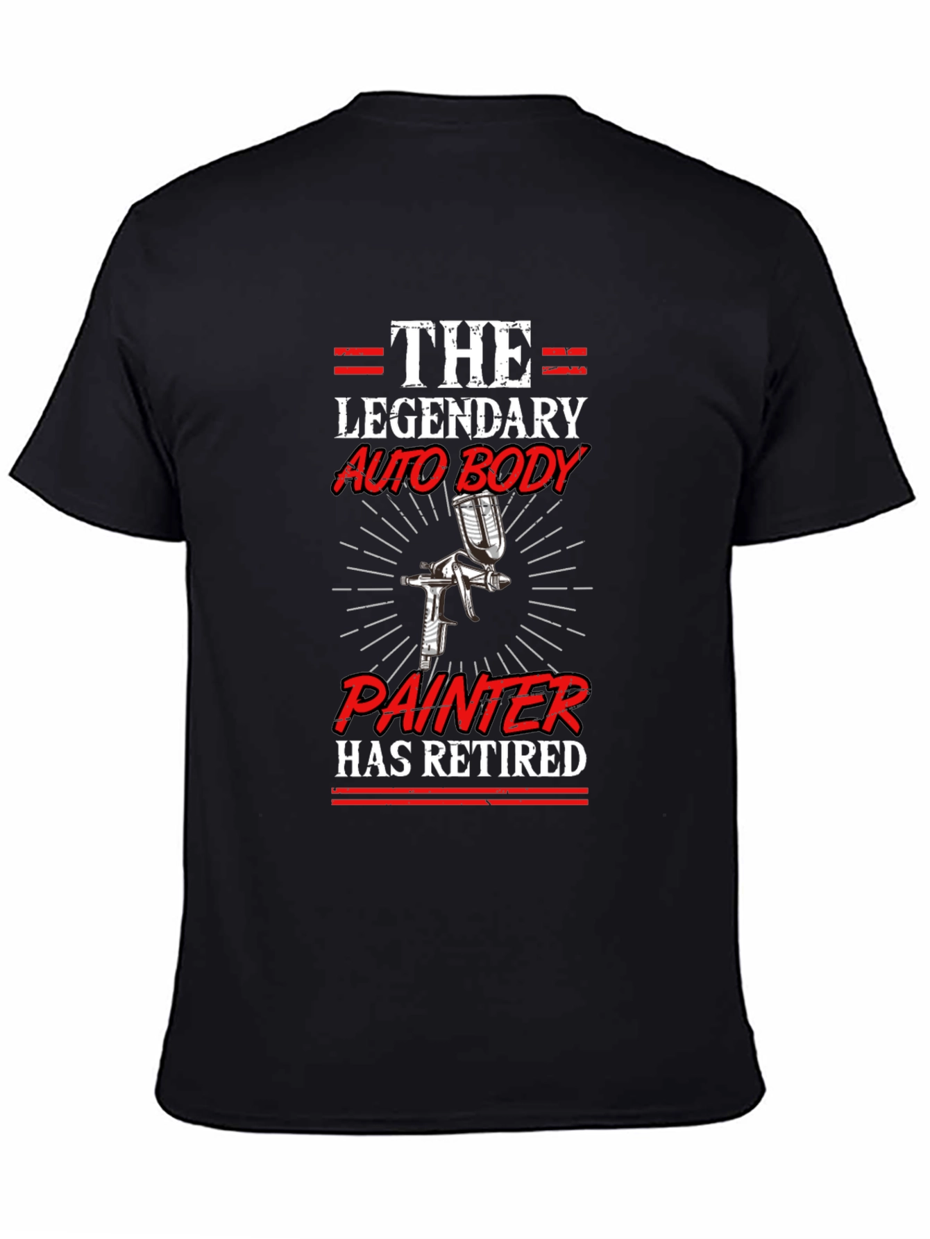 Retired Auto Body Painter Graphic T-Shirt