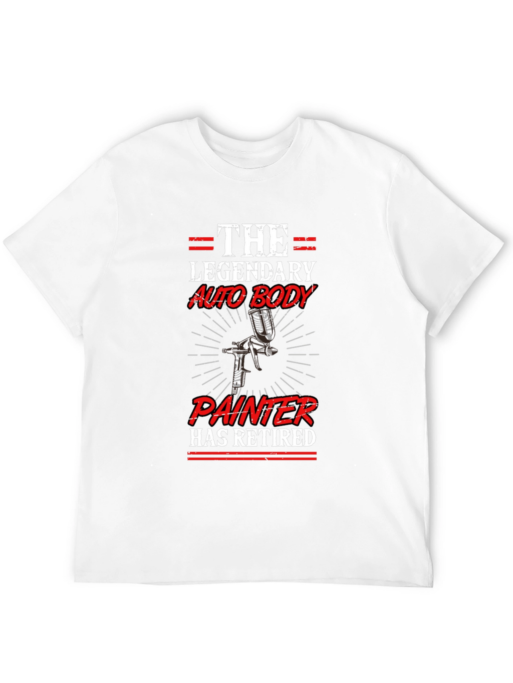 Retired Auto Body Painter Graphic T-Shirt