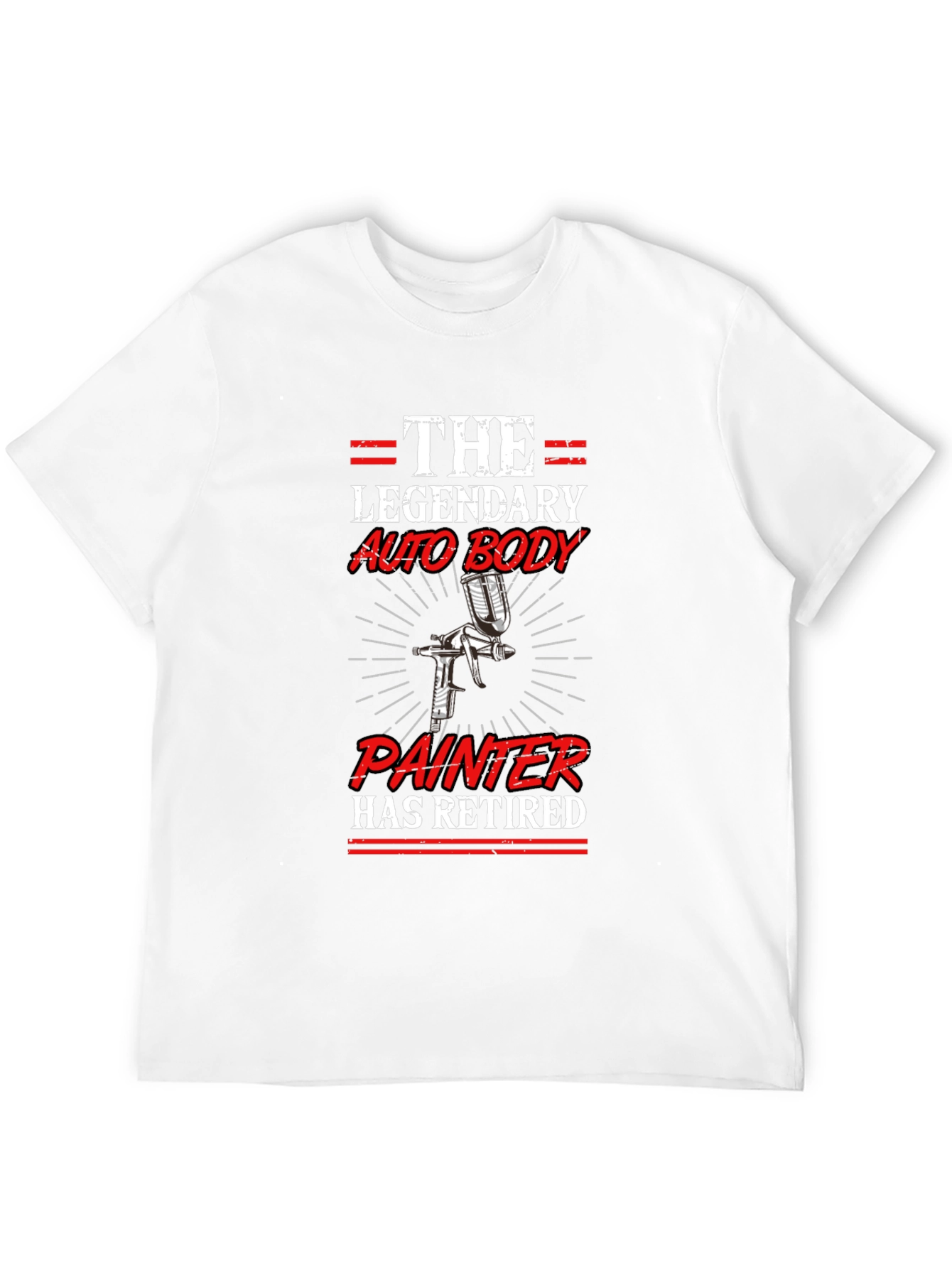 Retired Auto Body Painter Graphic T-Shirt