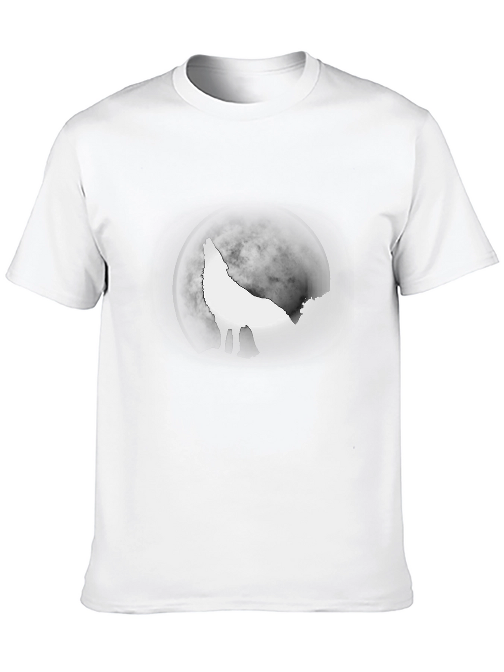 Wolf Moon Graphic Tee - Mens Black T-Shirt